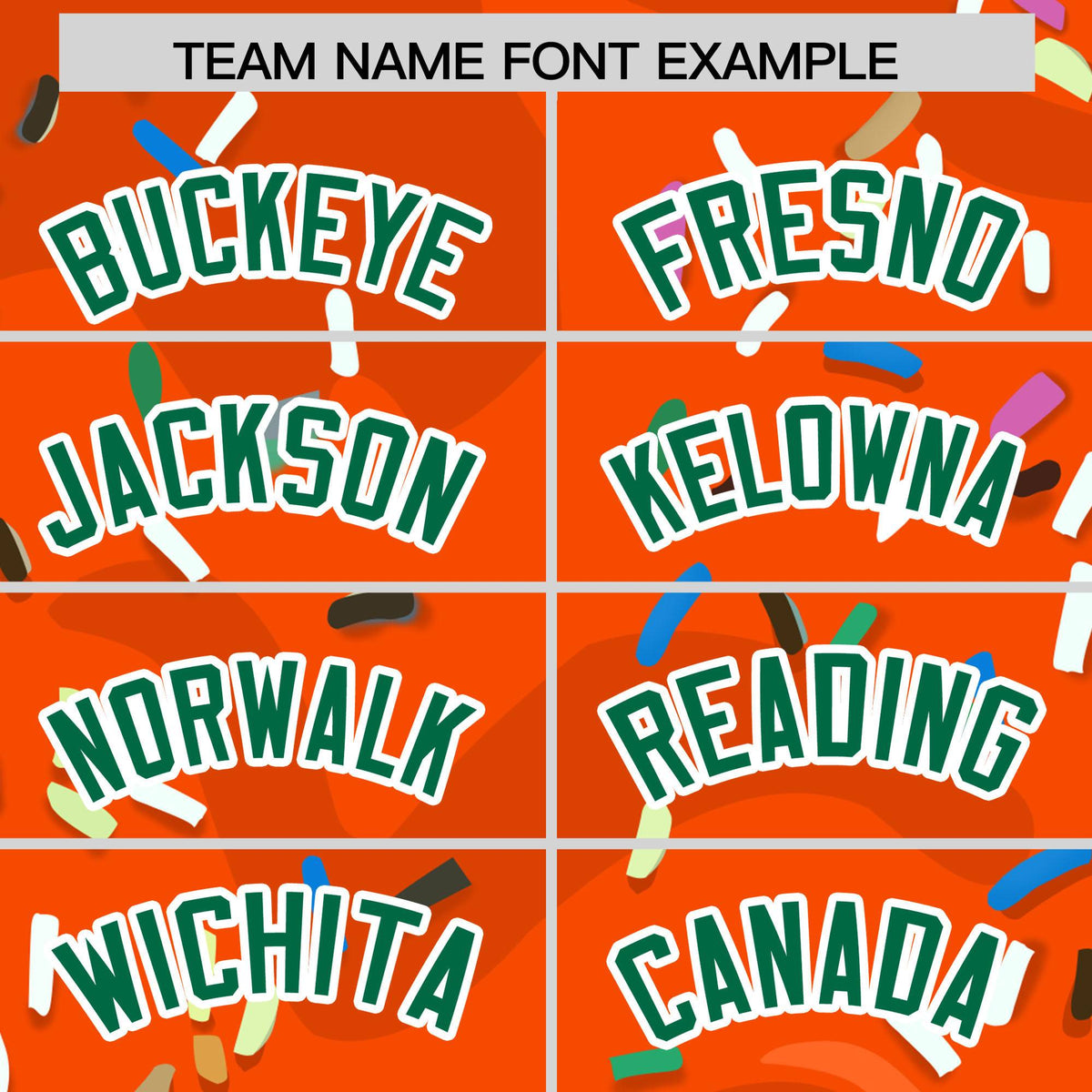 Custom Orange Ice Cream Cone Graffiti Pattern Fashion Authentic Baseball Jersey