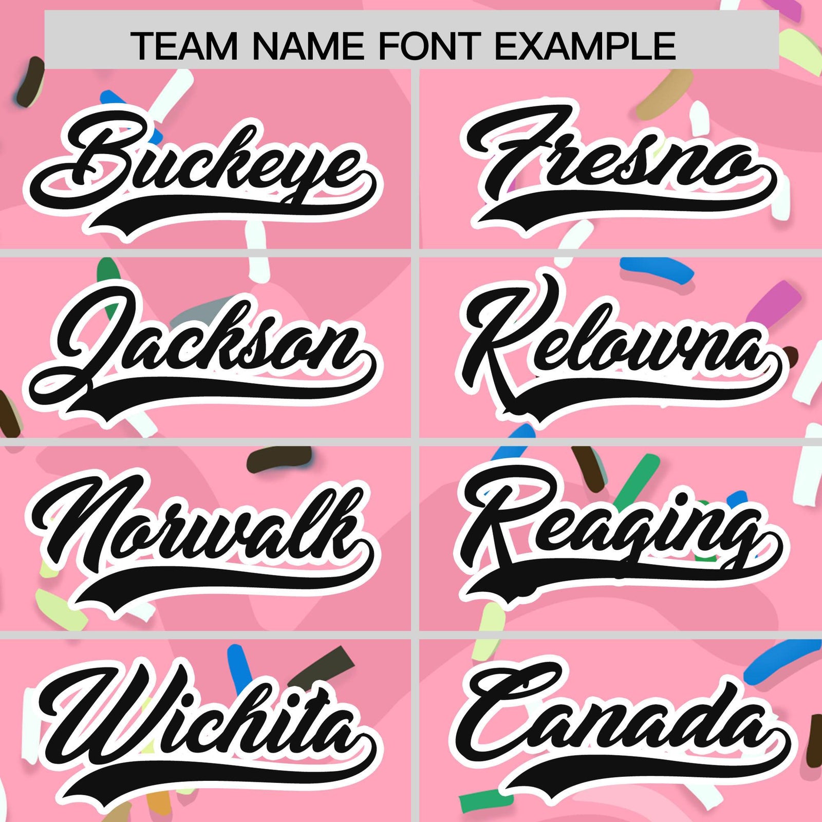 Custom Light Pink Ice Cream Cone Graffiti Pattern Fashion Authentic Baseball Jersey