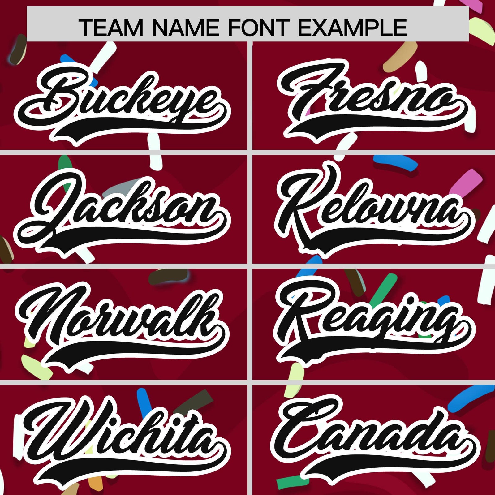 Custom Crimson Ice Cream Cone Graffiti Pattern Fashion Authentic Baseball Jersey