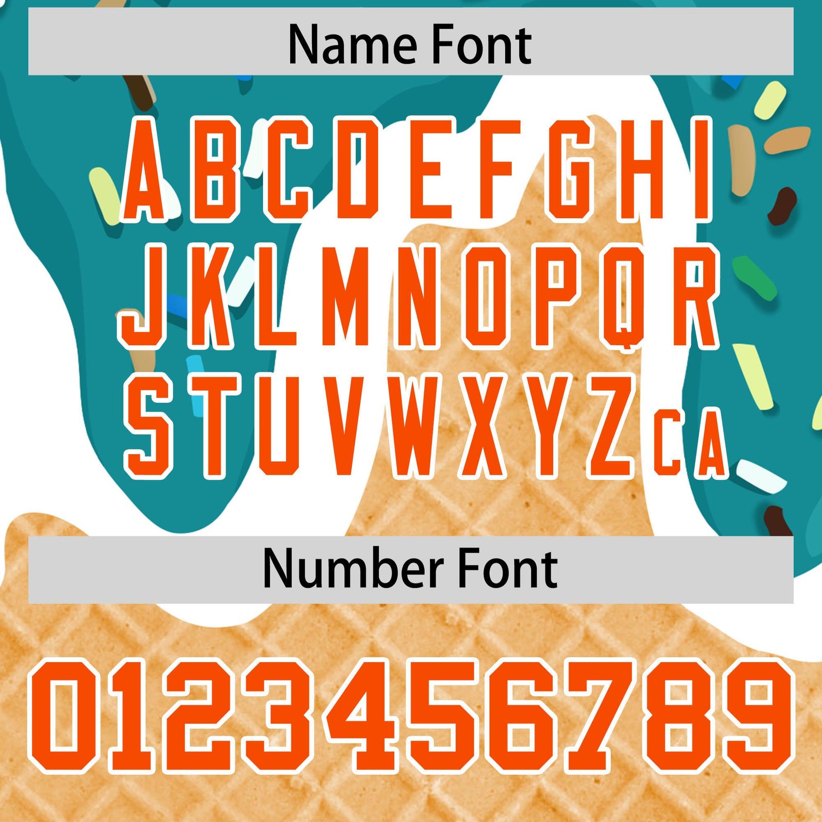 Custom Aqua Ice Cream Cone Graffiti Pattern Fashion Authentic Baseball Jersey