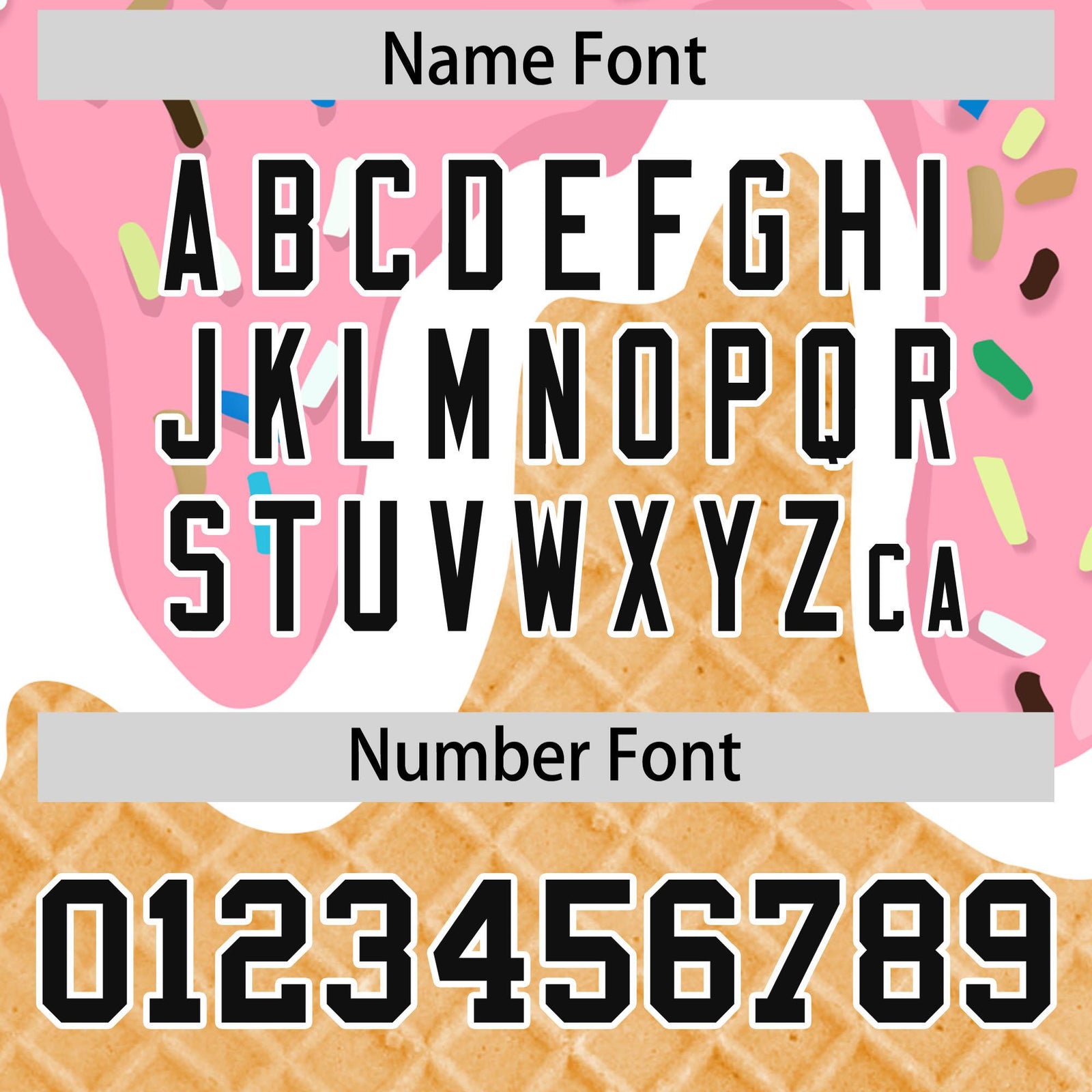 Custom Light Pink Ice Cream Cone Graffiti Pattern Fashion Authentic Baseball Jersey