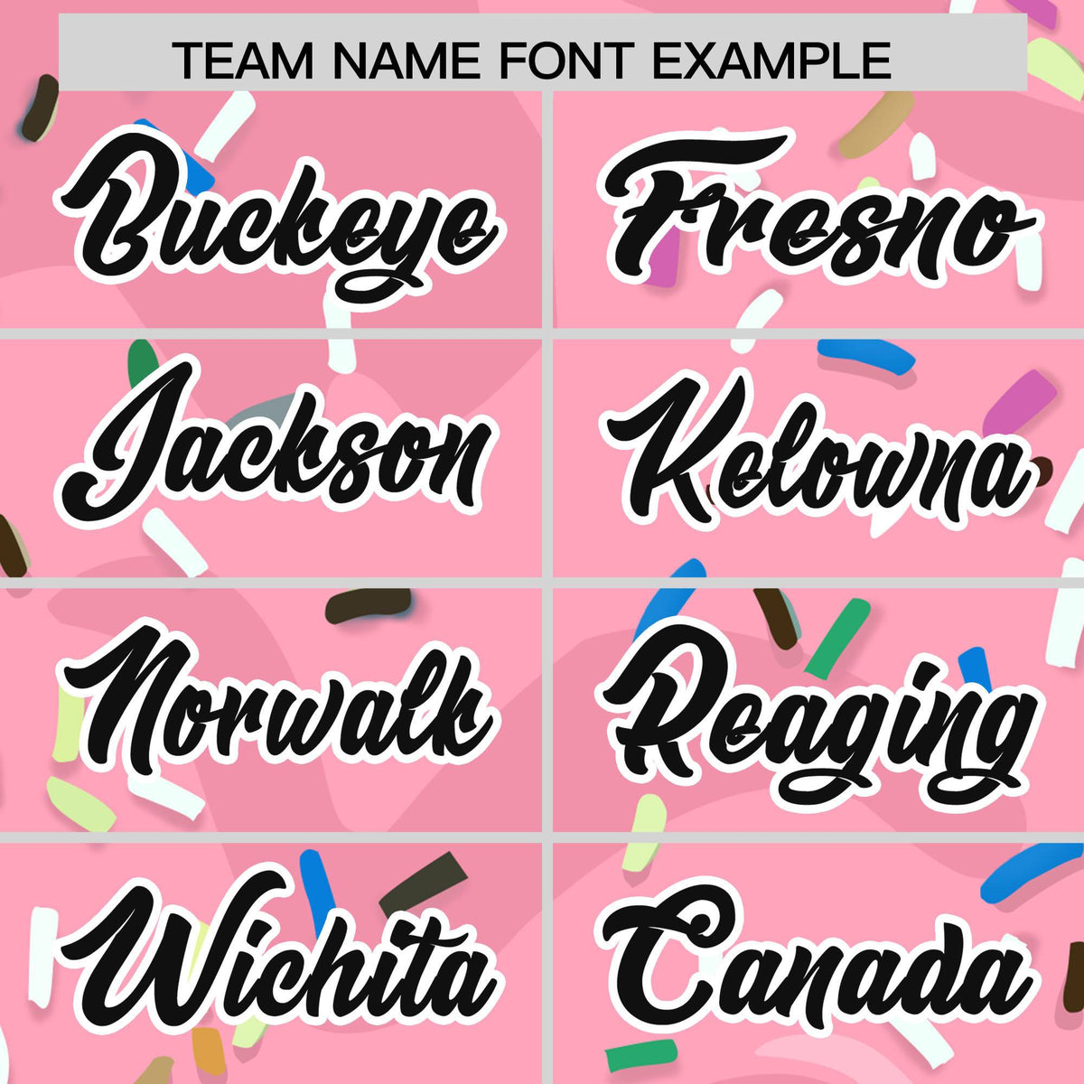 Custom Light Pink Ice Cream Cone Graffiti Pattern Fashion Authentic Baseball Jersey