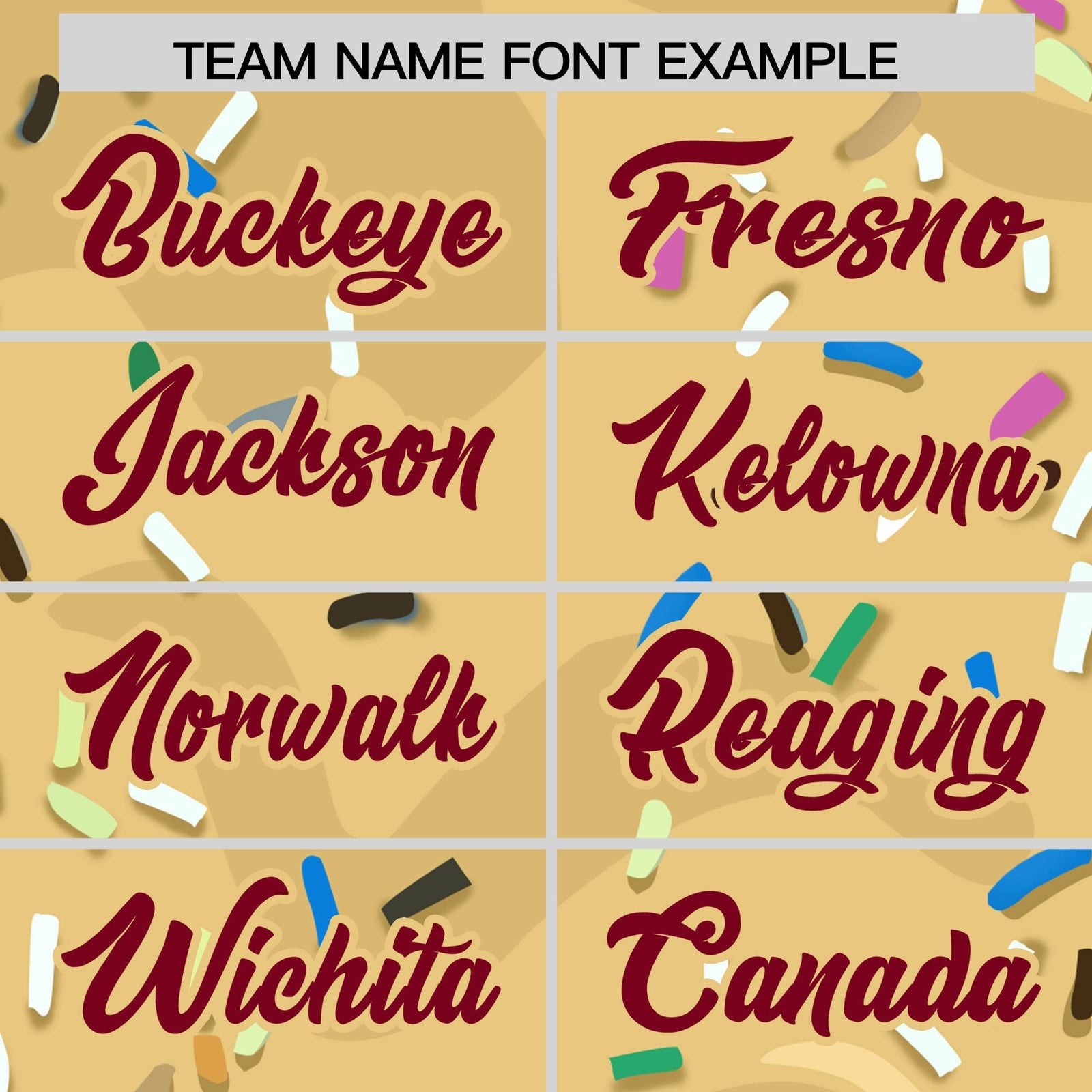 Custom Khaki Ice Cream Cone Graffiti Pattern Fashion Authentic Baseball Jersey