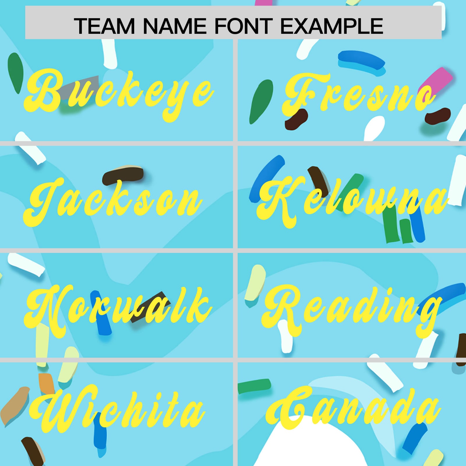 Fans-Made | Custom Blue Ice Cream Cone Graffiti Pattern Fashion Authentic Baseball Jersey From Evan Neufang  Available for Reorder