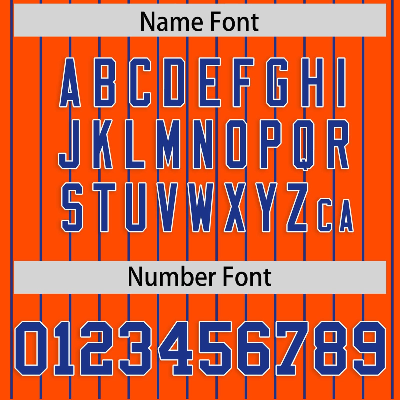 Custom Orange Royal Stripe Fashion Raglan Sleeves Authentic Baseball Jersey