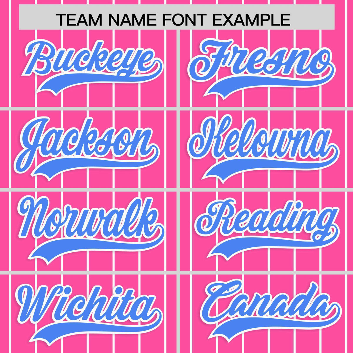 Custom Pink Powder Blue Stripe Fashion Raglan Sleeves Authentic Baseball Jersey