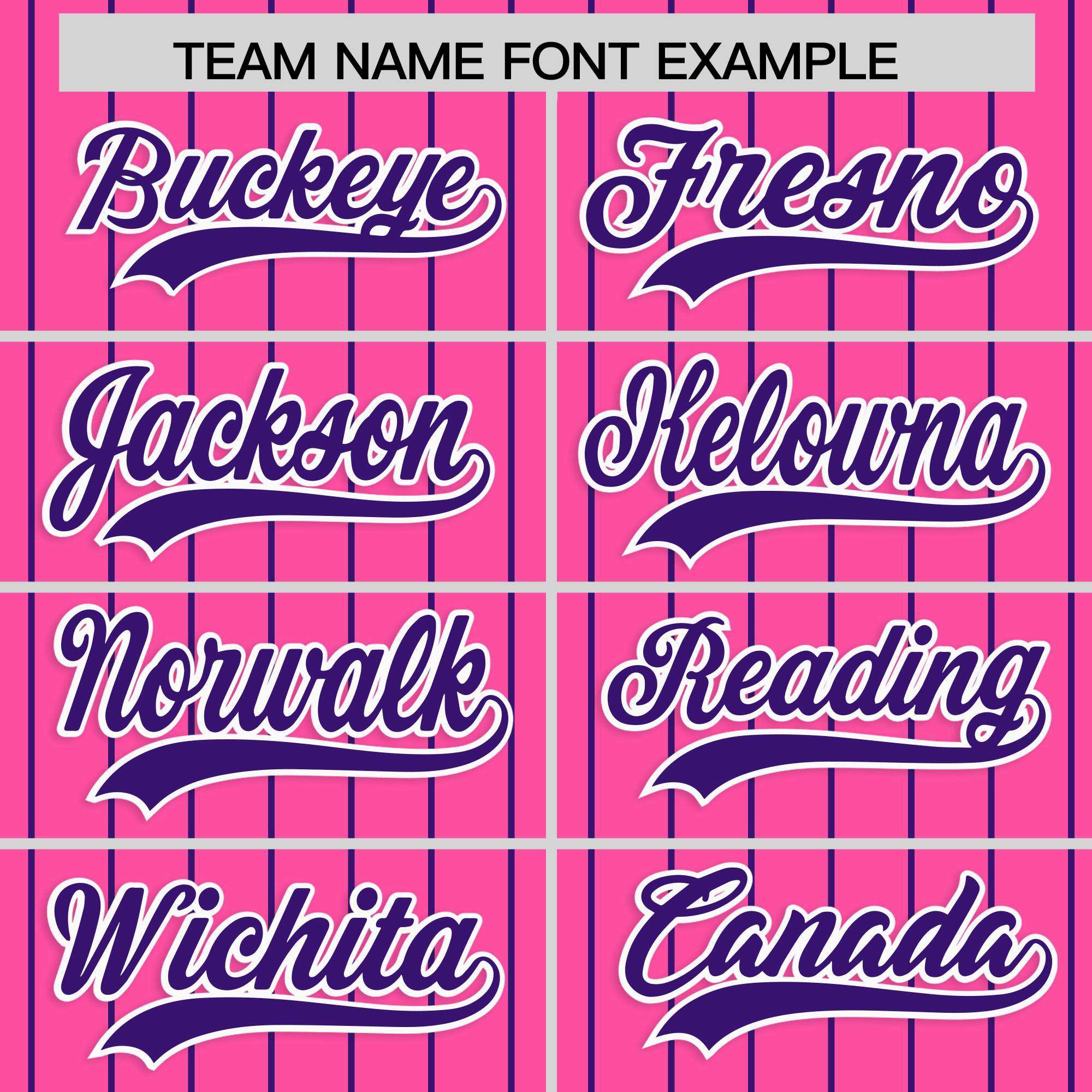Custom Pink Purple Stripe Fashion Raglan Sleeves Authentic Baseball Jersey