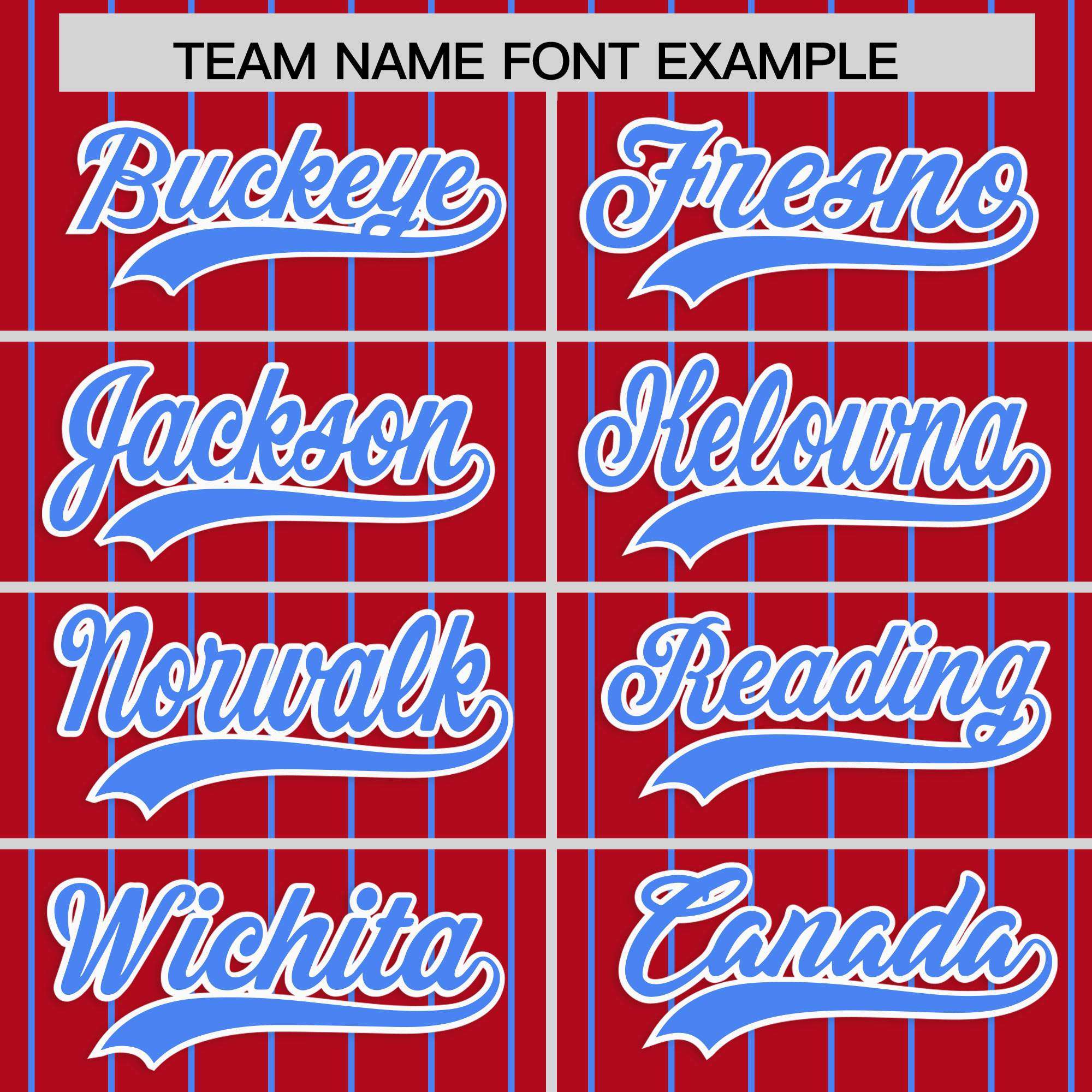 Custom Red Powder Blue Stripe Fashion Raglan Sleeves Authentic Baseball Jersey