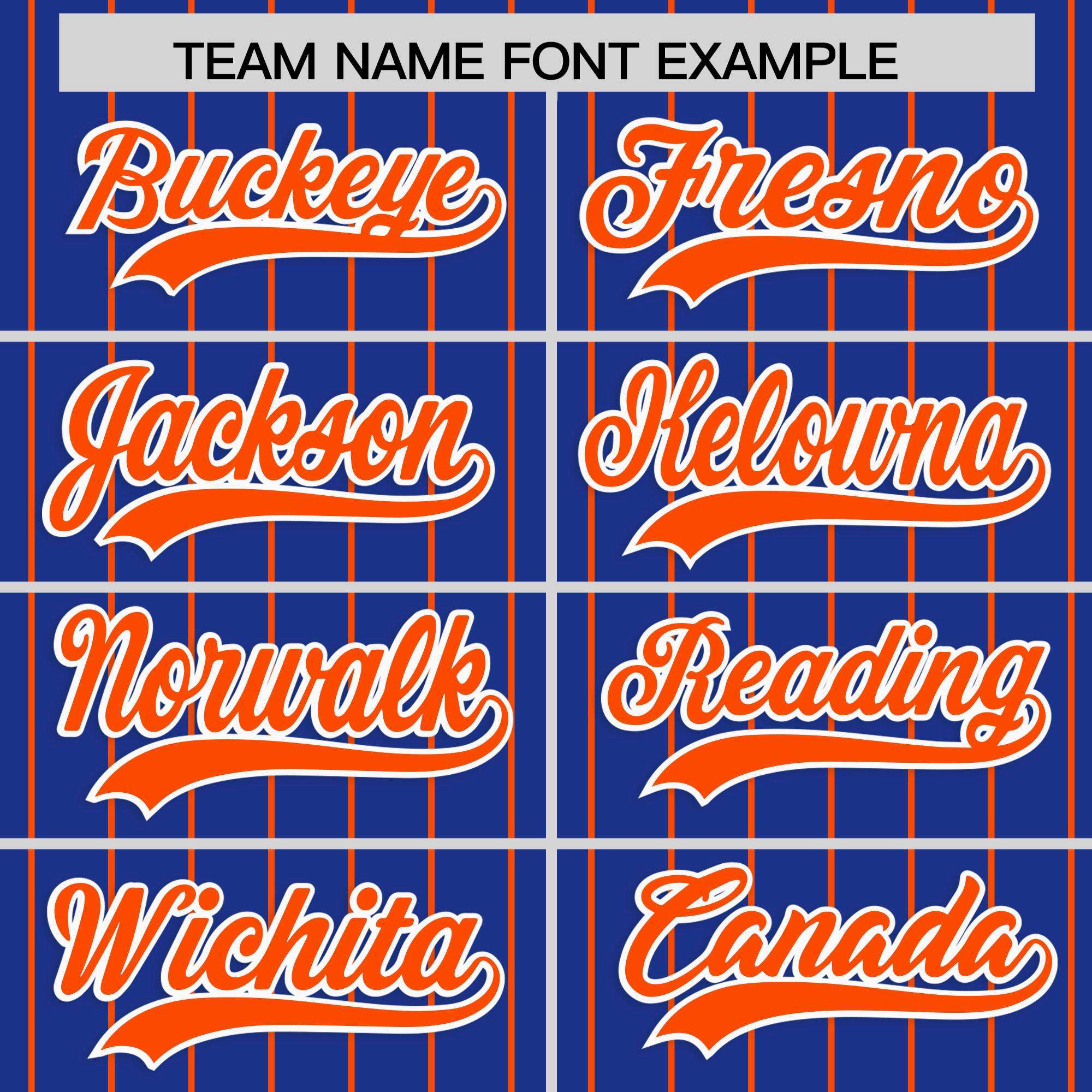 Custom Royal Orange Stripe Fashion Raglan Sleeves Authentic Baseball Jersey