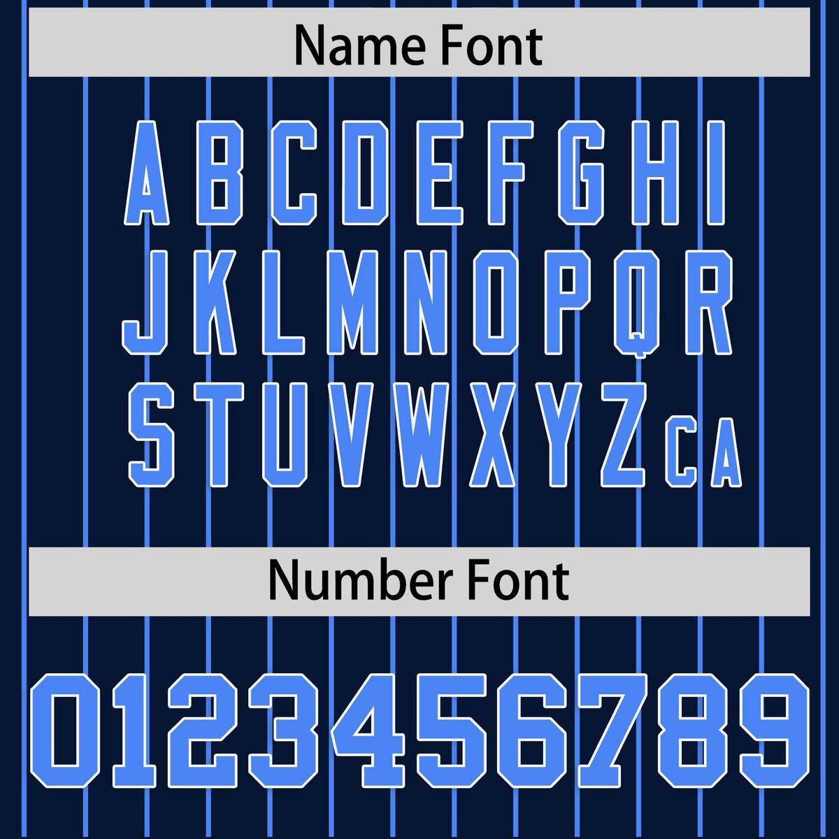 Custom Navy Powder Blue Stripe Fashion Raglan Sleeves Authentic Baseball Jersey