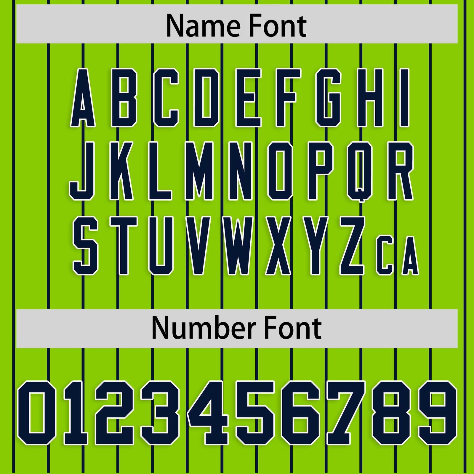 Custom Neon Green Navy Stripe Fashion Raglan Sleeves Authentic Baseball Jersey