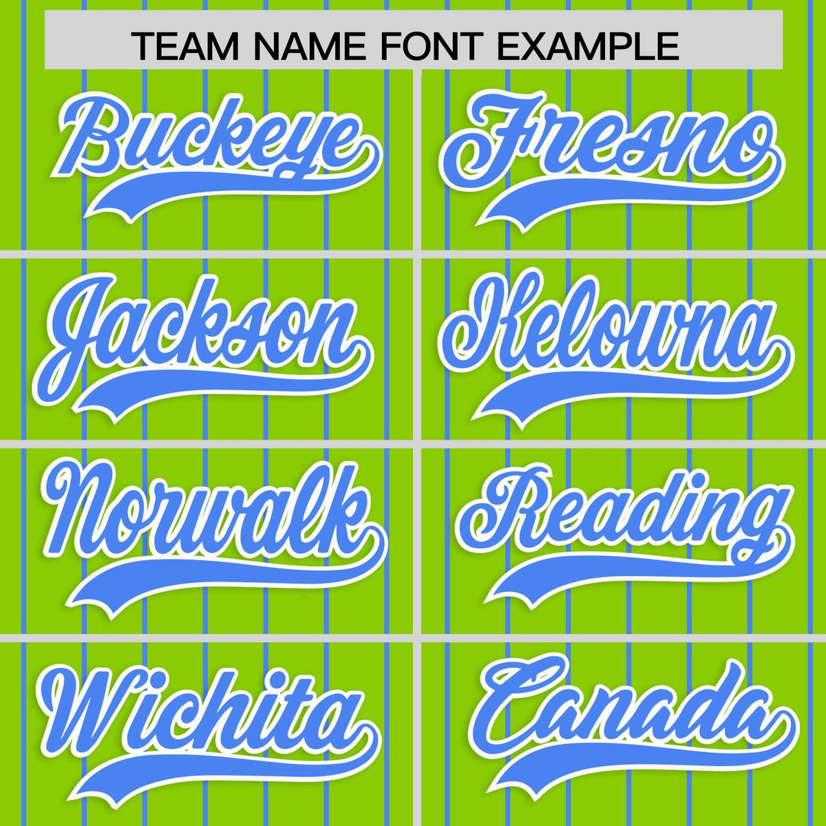 Custom Neon Green Powder Blue Stripe Fashion Raglan Sleeves Authentic Baseball Jersey