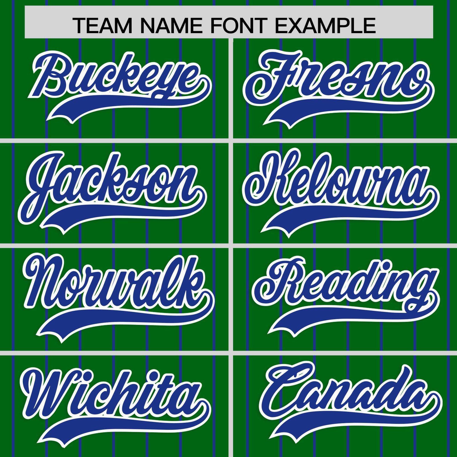 Custom Kelly Green Royal Stripe Fashion Raglan Sleeves Authentic Baseball Jersey