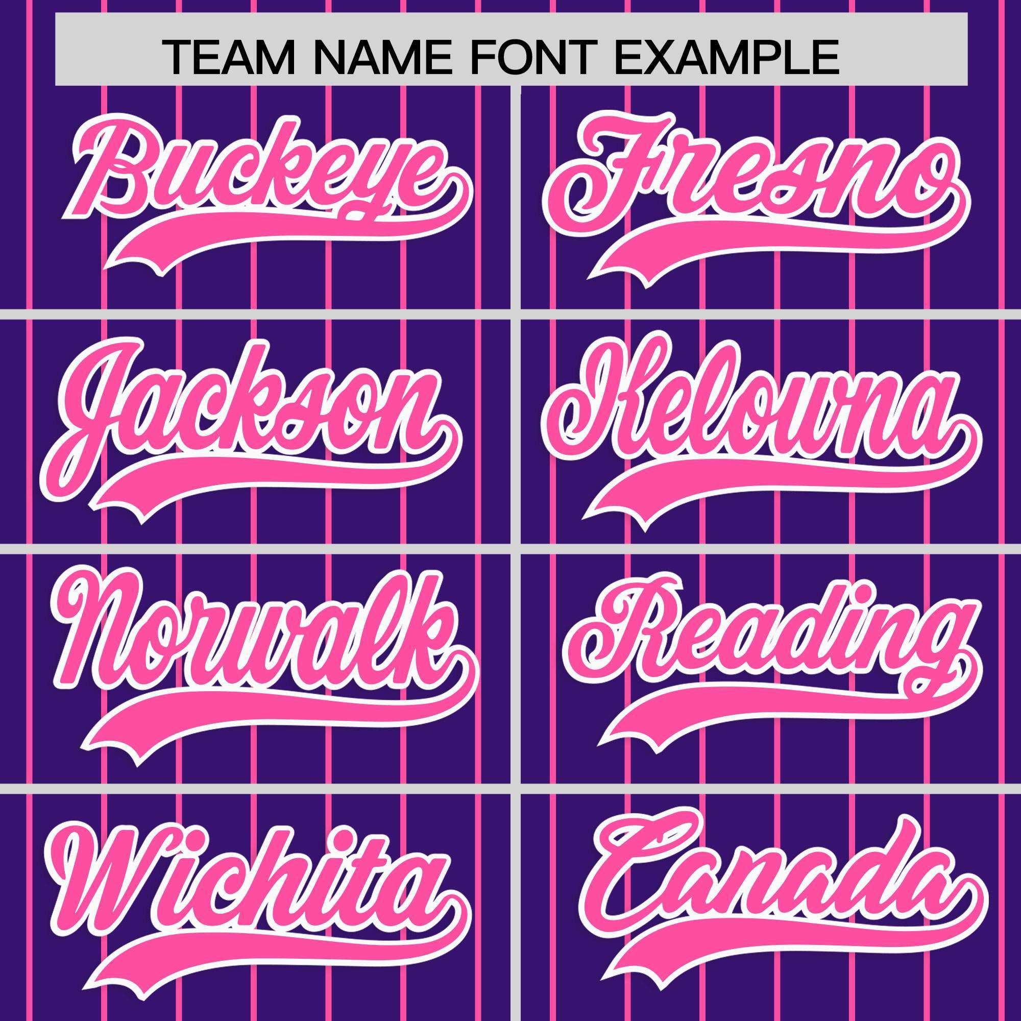 Custom Purple Pink Stripe Fashion Raglan Sleeves Authentic Baseball Jersey
