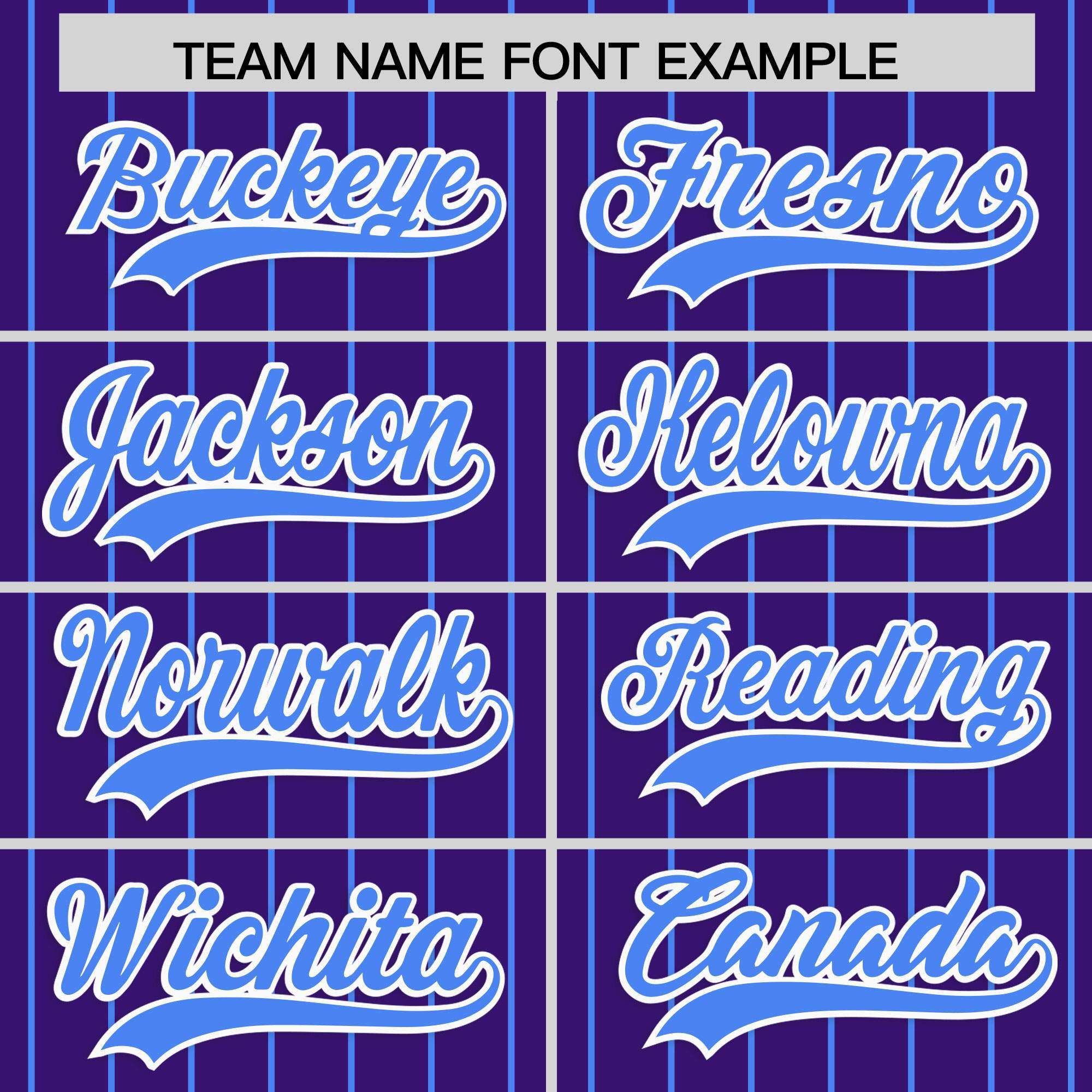 Custom Purple Powder Blue Stripe Fashion Raglan Sleeves Authentic Baseball Jersey