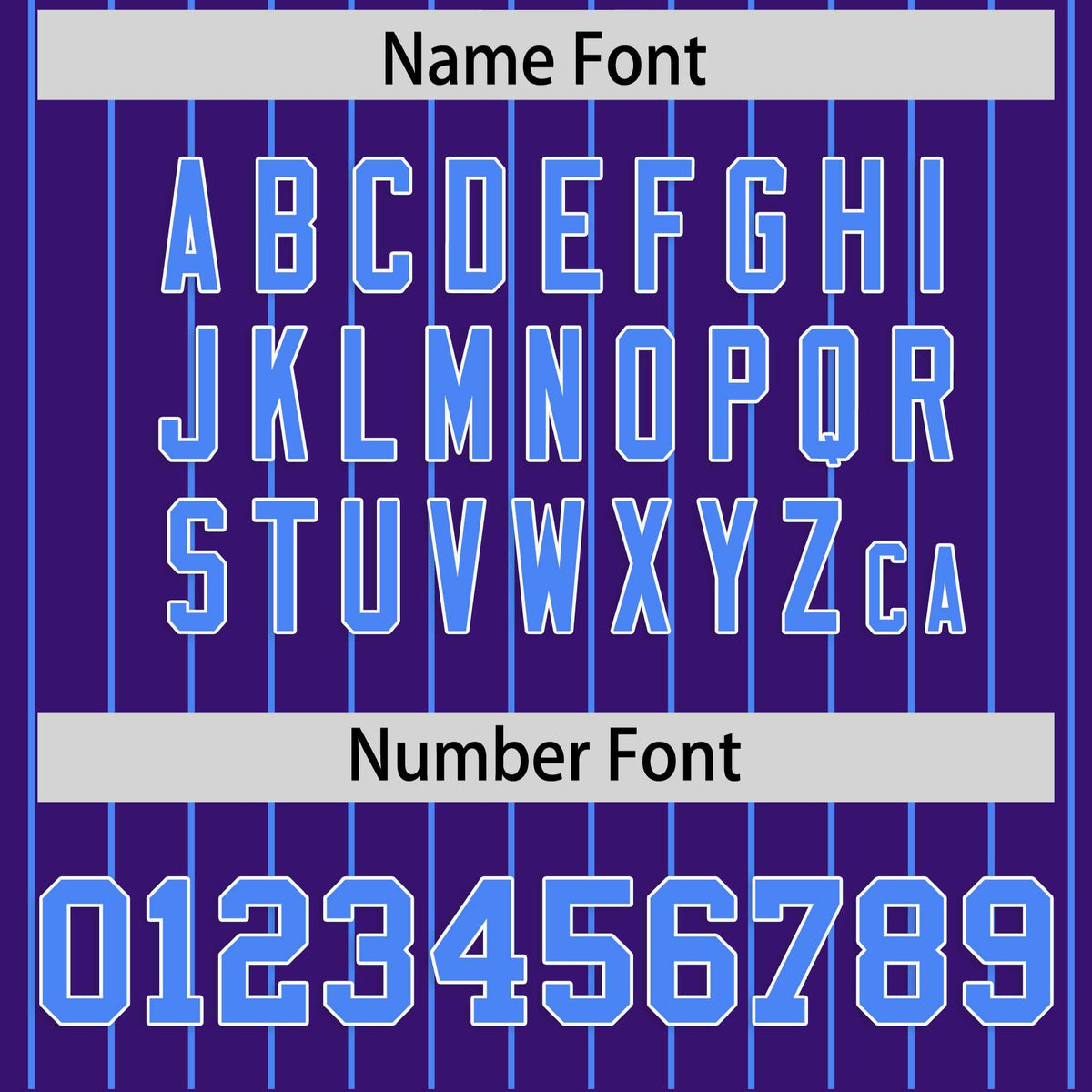 Custom Purple Powder Blue Stripe Fashion Raglan Sleeves Authentic Baseball Jersey