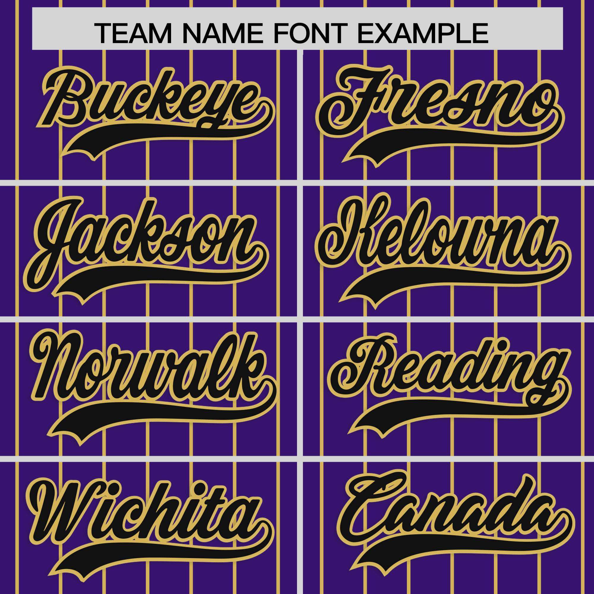 Custom Purple Old Gold Stripe Fashion Raglan Sleeves Authentic Baseball Jersey