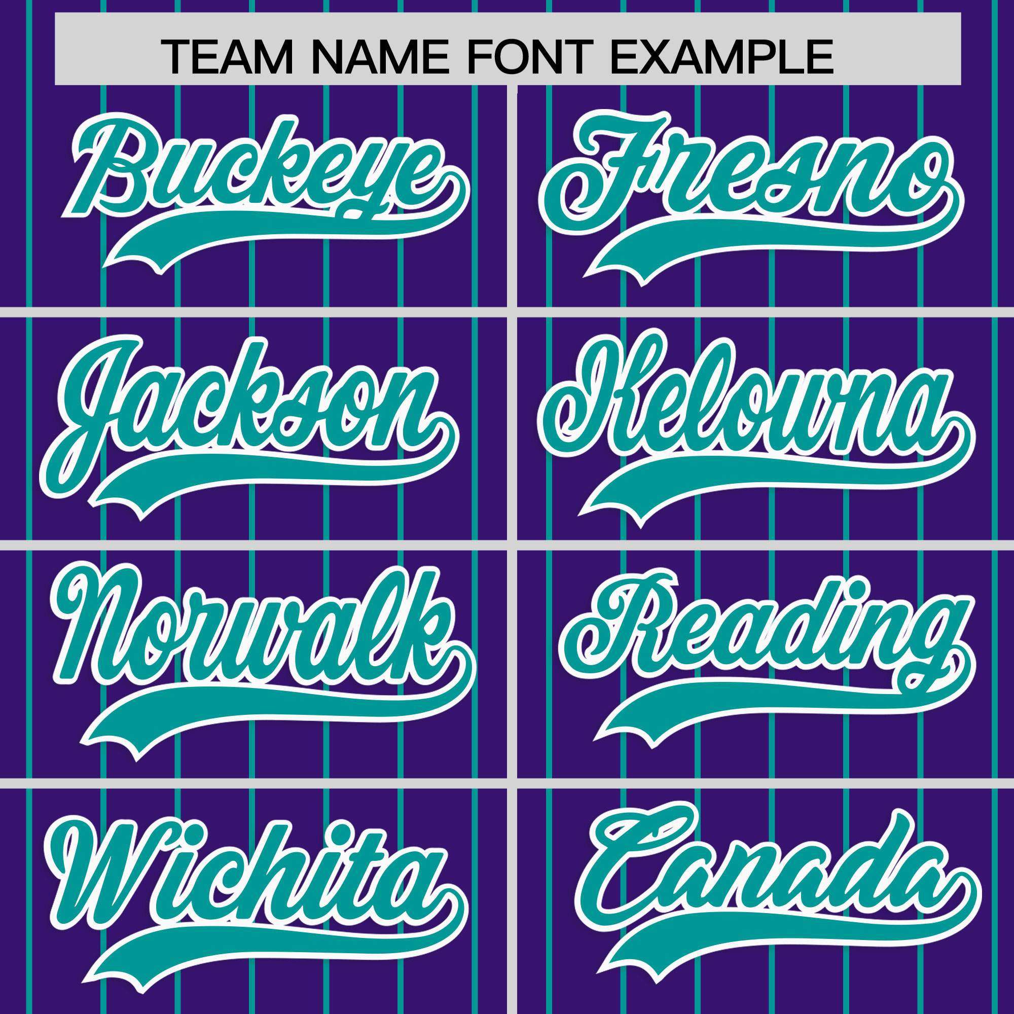 Custom Purple Aqua Stripe Fashion Raglan Sleeves Authentic Baseball Jersey