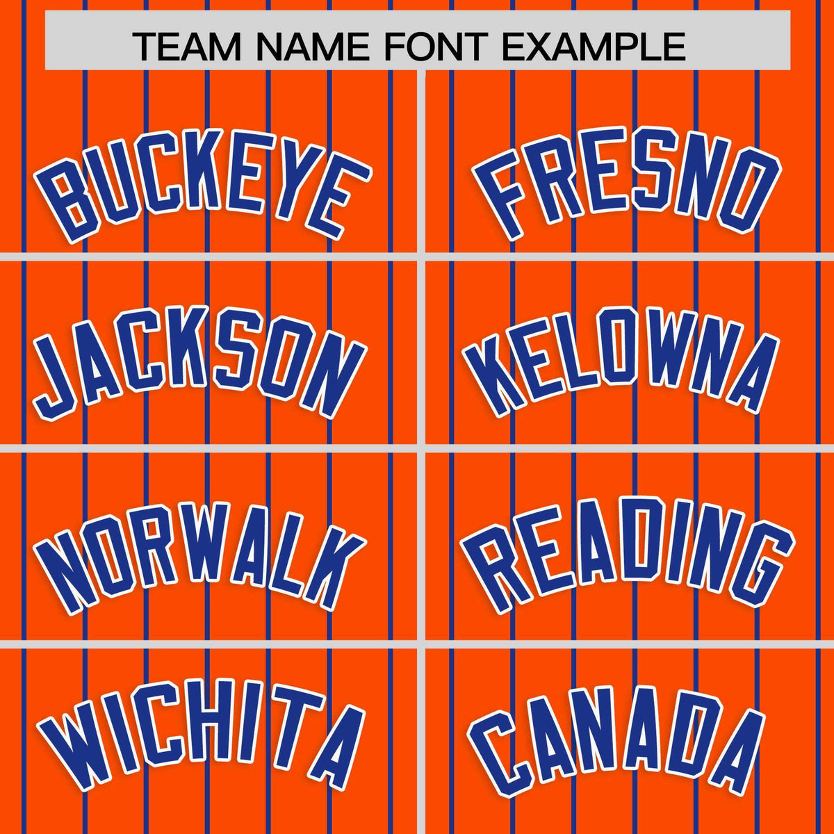 Custom Orange Royal Stripe Fashion Raglan Sleeves Authentic Baseball Jersey