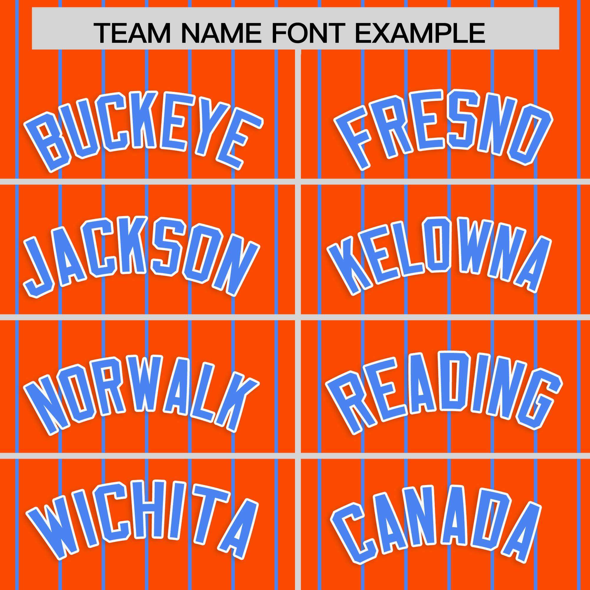 Custom Orange Powder Blue Stripe Fashion Raglan Sleeves Authentic Baseball Jersey