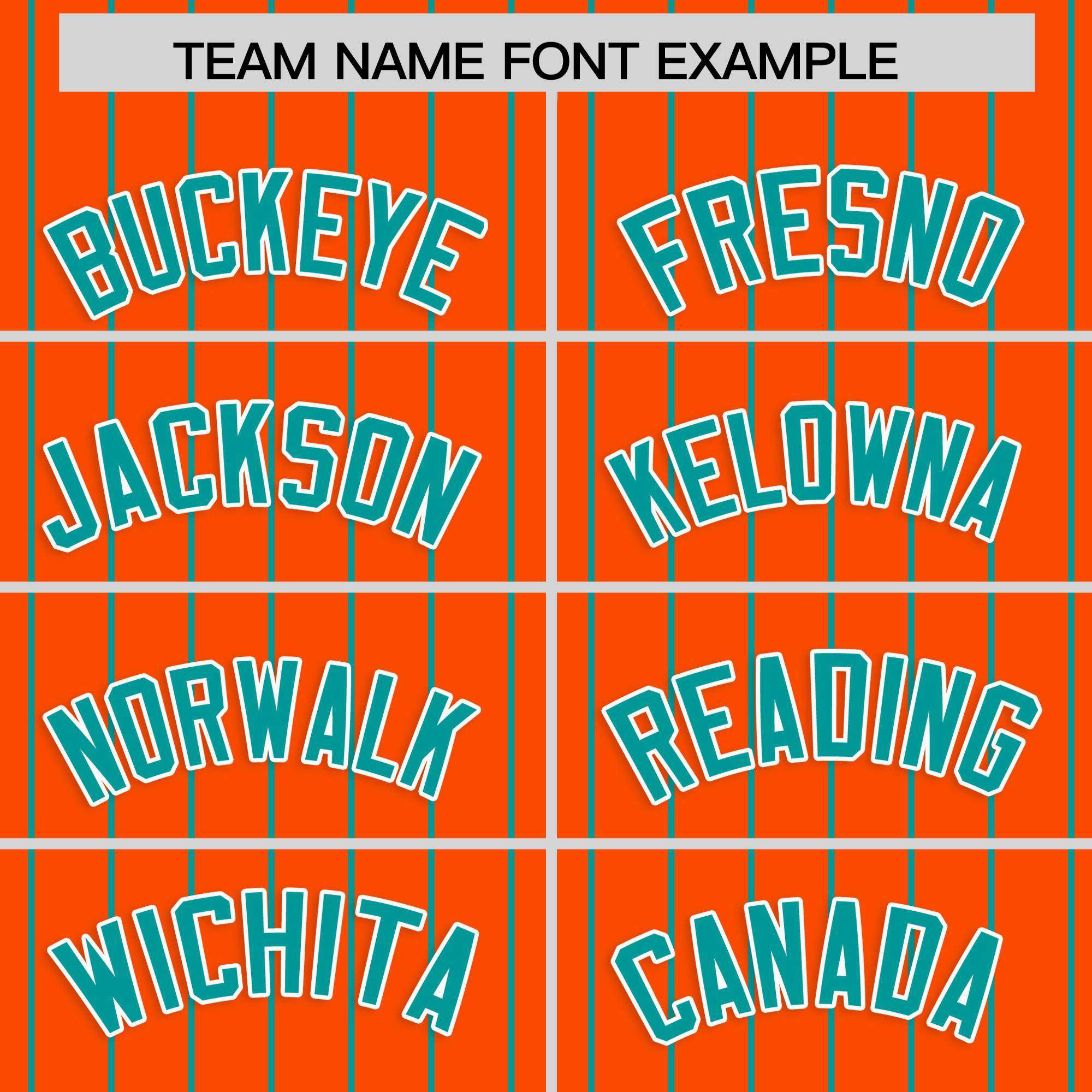 Custom Orange Aqua Stripe Fashion Raglan Sleeves Authentic Baseball Jersey
