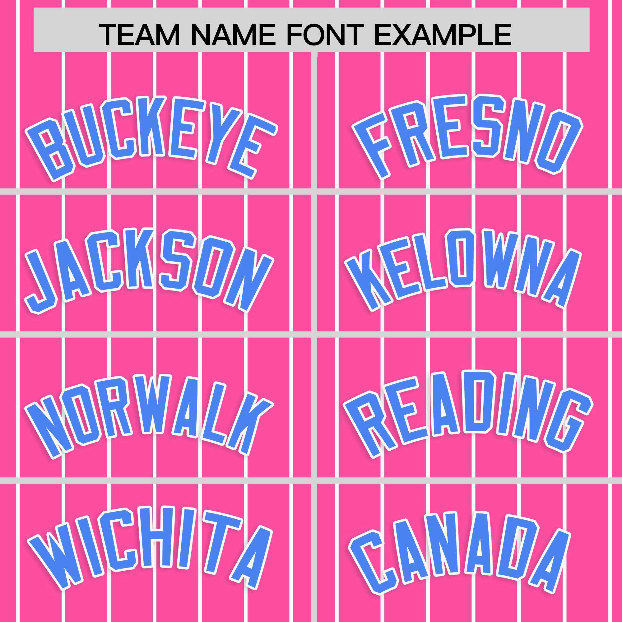 Custom Pink Powder Blue Stripe Fashion Raglan Sleeves Authentic Baseball Jersey