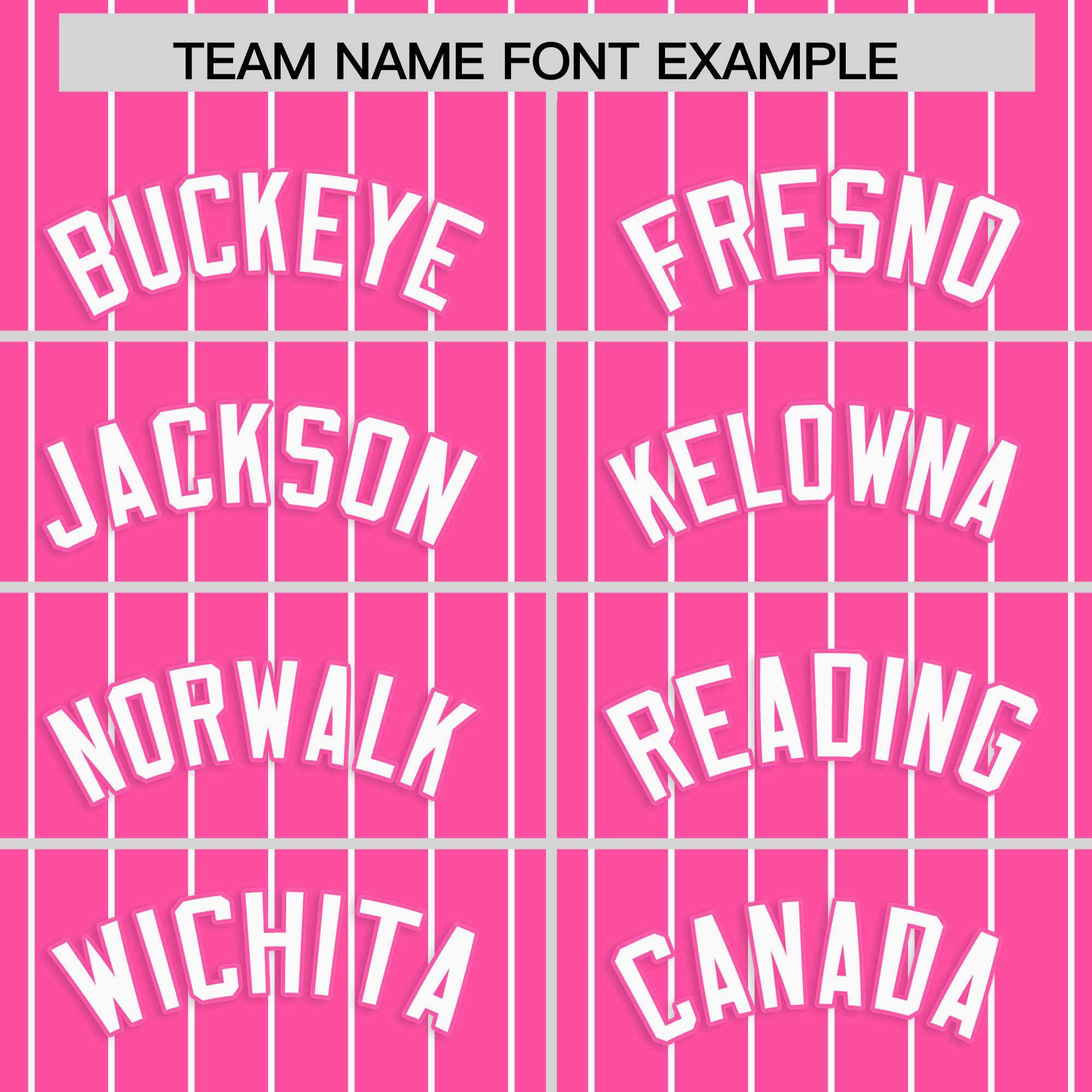 Custom Pink White Stripe Fashion Raglan Sleeves Authentic Baseball Jersey