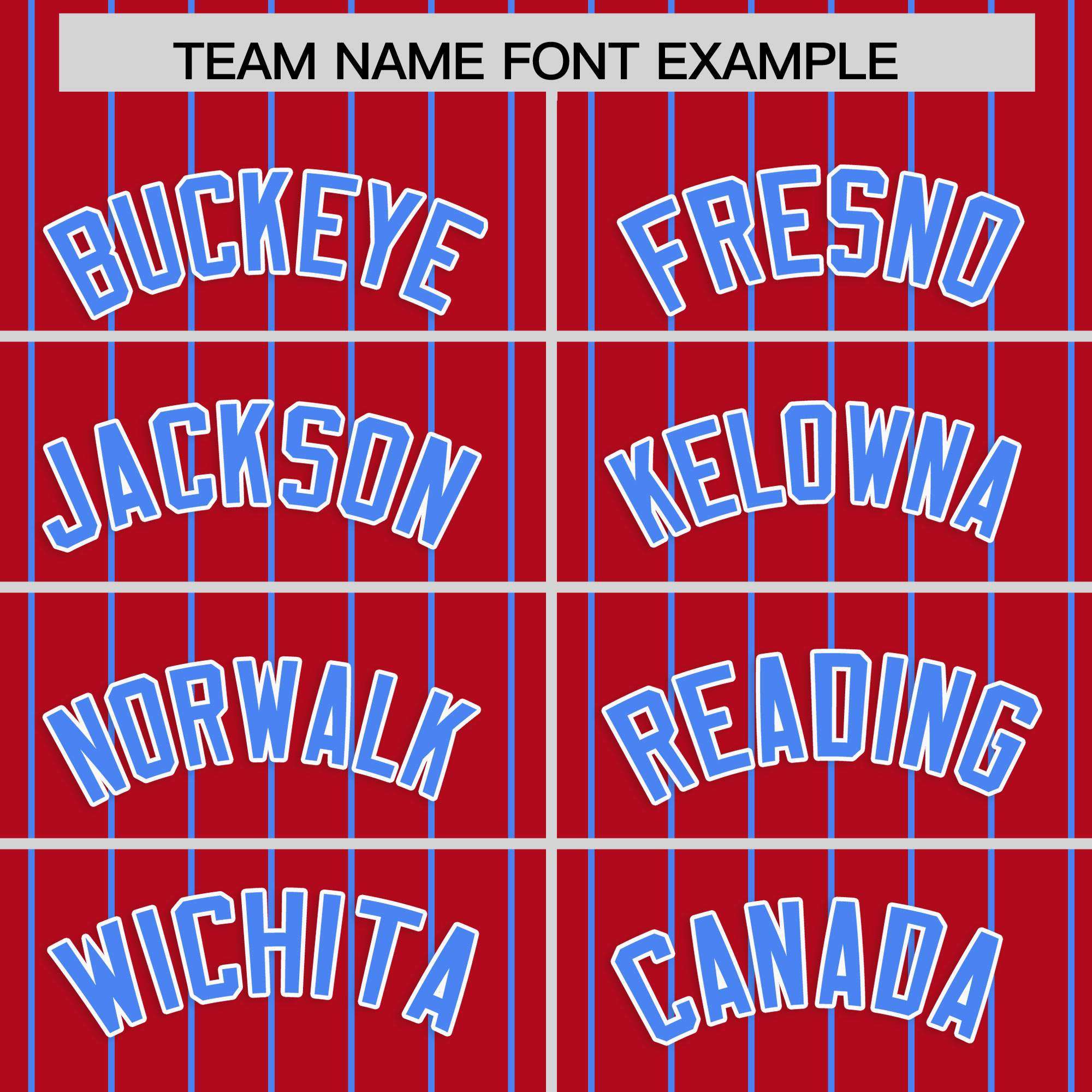 Custom Red Powder Blue Stripe Fashion Raglan Sleeves Authentic Baseball Jersey