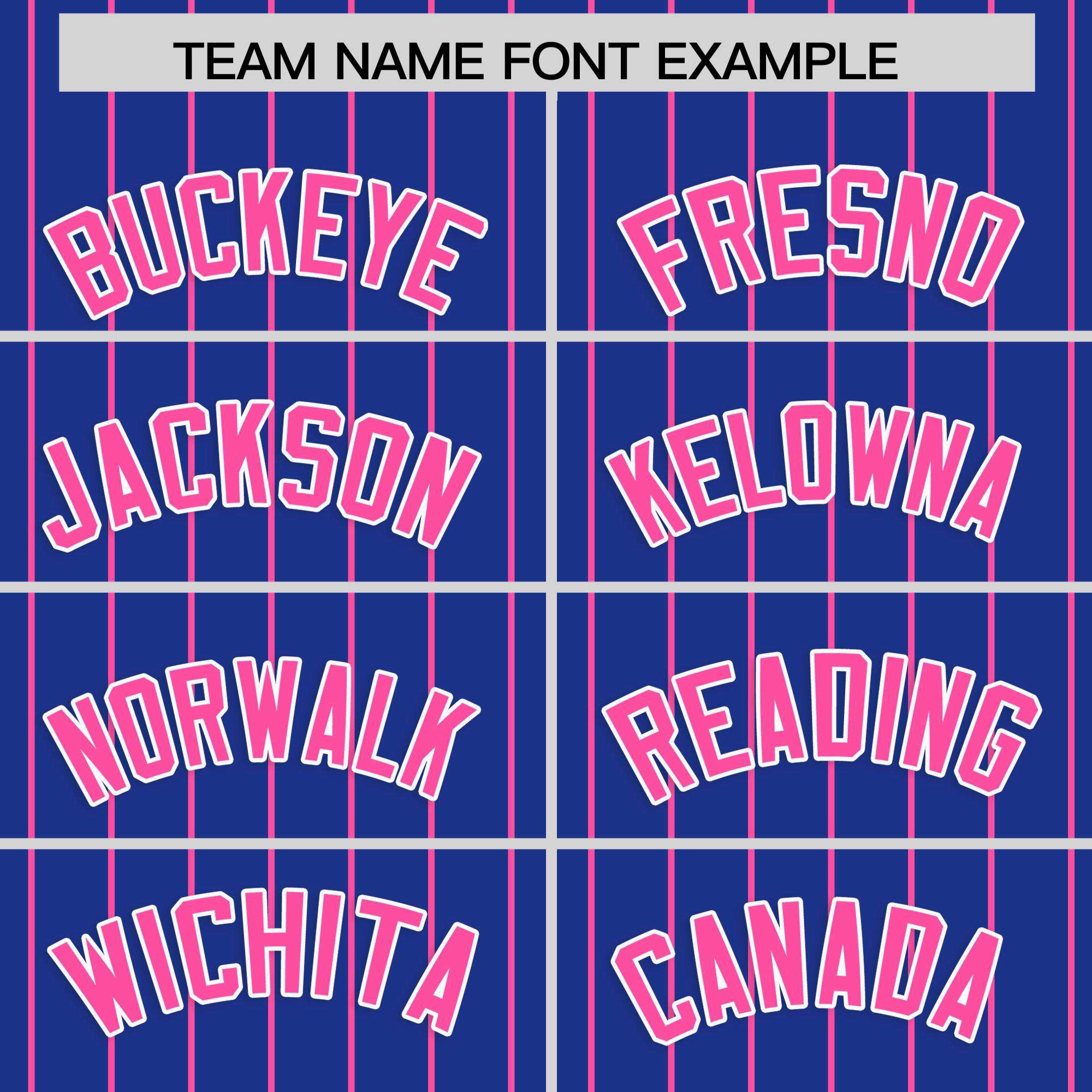 Custom Royal Pink Stripe Fashion Raglan Sleeves Authentic Baseball Jersey