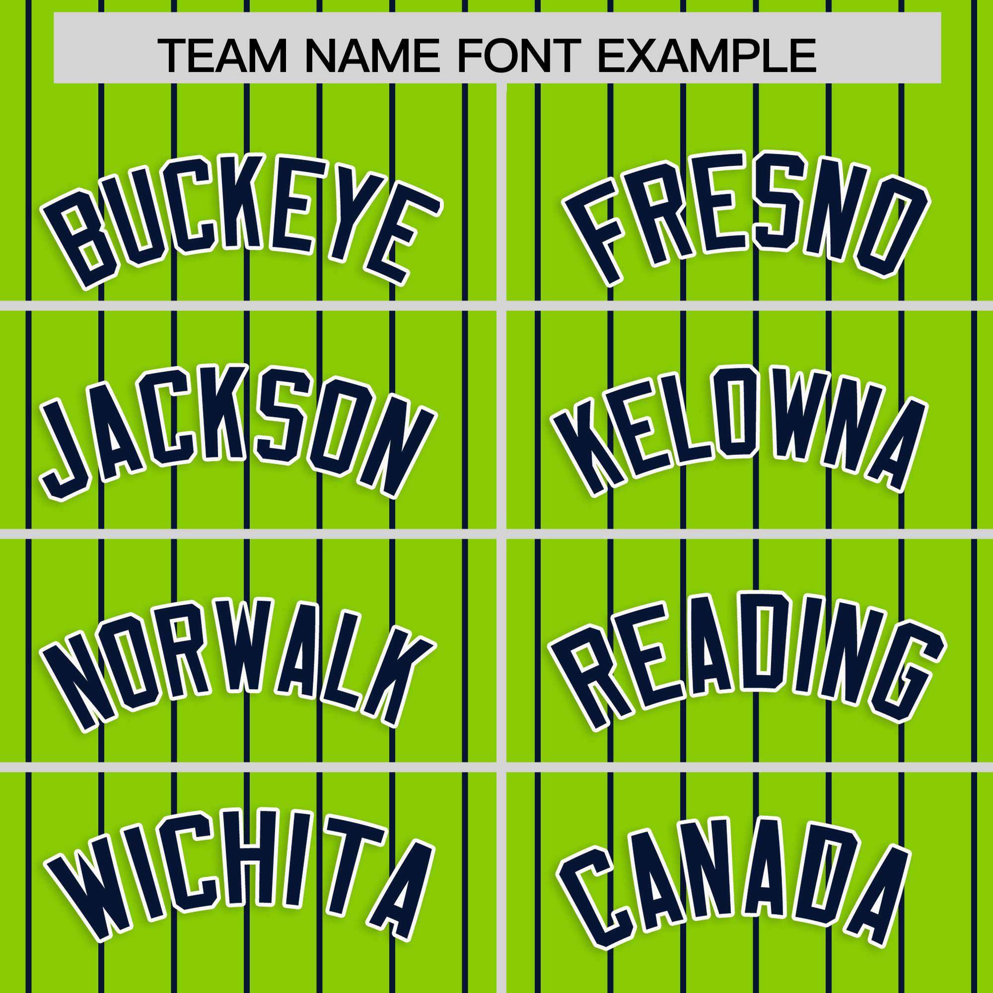 Custom Neon Green Navy Stripe Fashion Raglan Sleeves Authentic Baseball Jersey