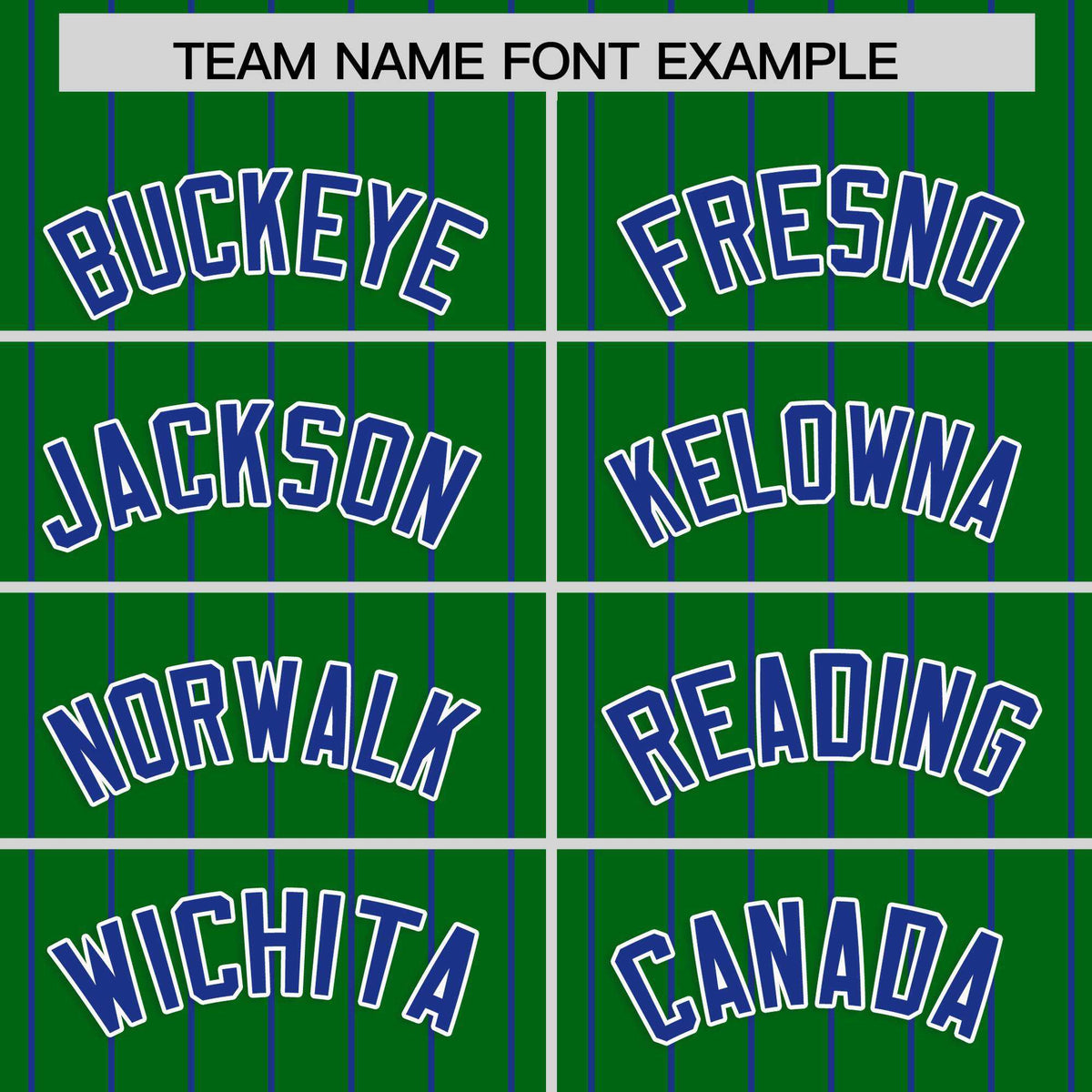 Custom Kelly Green Royal Stripe Fashion Raglan Sleeves Authentic Baseball Jersey