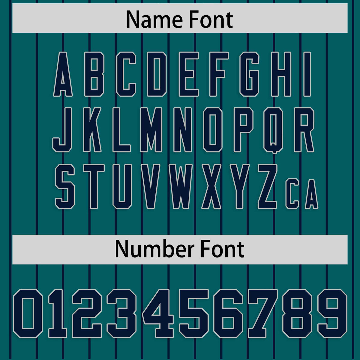 Custom Aqua Navy Stripe Fashion Raglan Sleeves Authentic Baseball Jersey