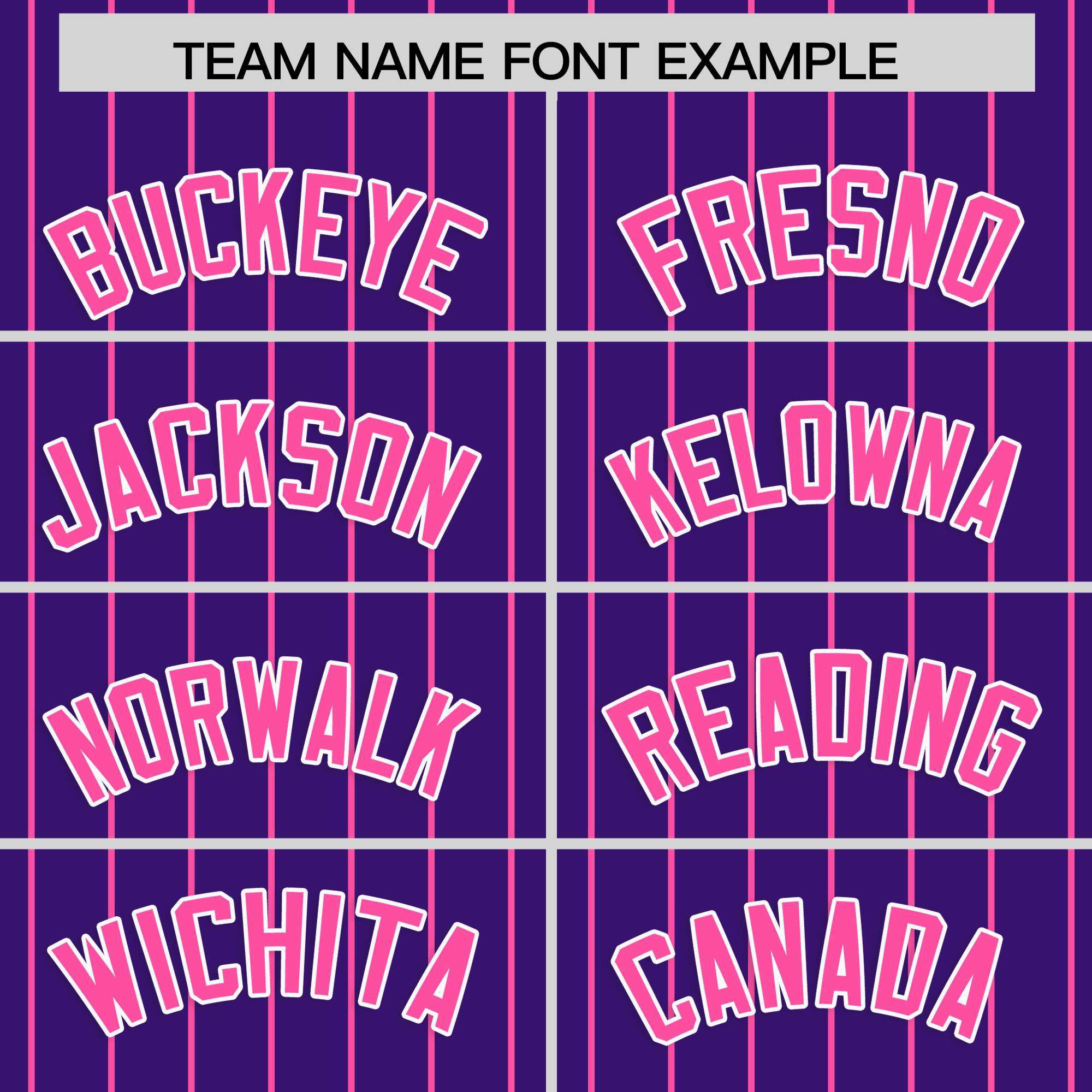 Custom Purple Pink Stripe Fashion Raglan Sleeves Authentic Baseball Jersey