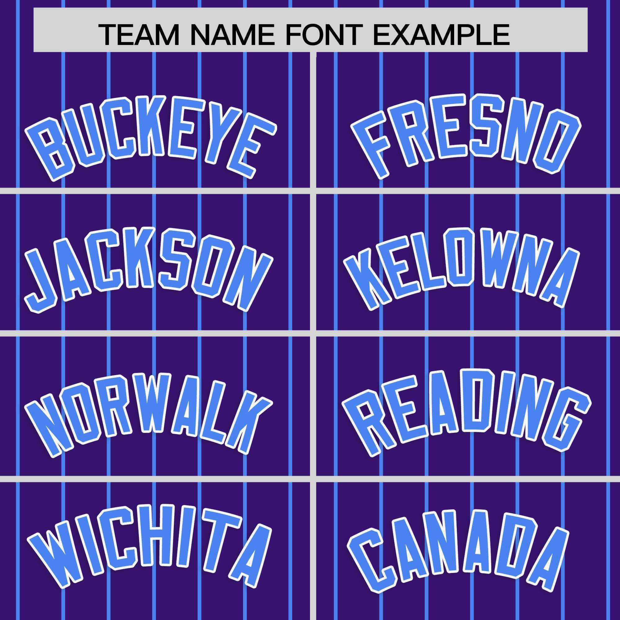 Custom Purple Powder Blue Stripe Fashion Raglan Sleeves Authentic Baseball Jersey