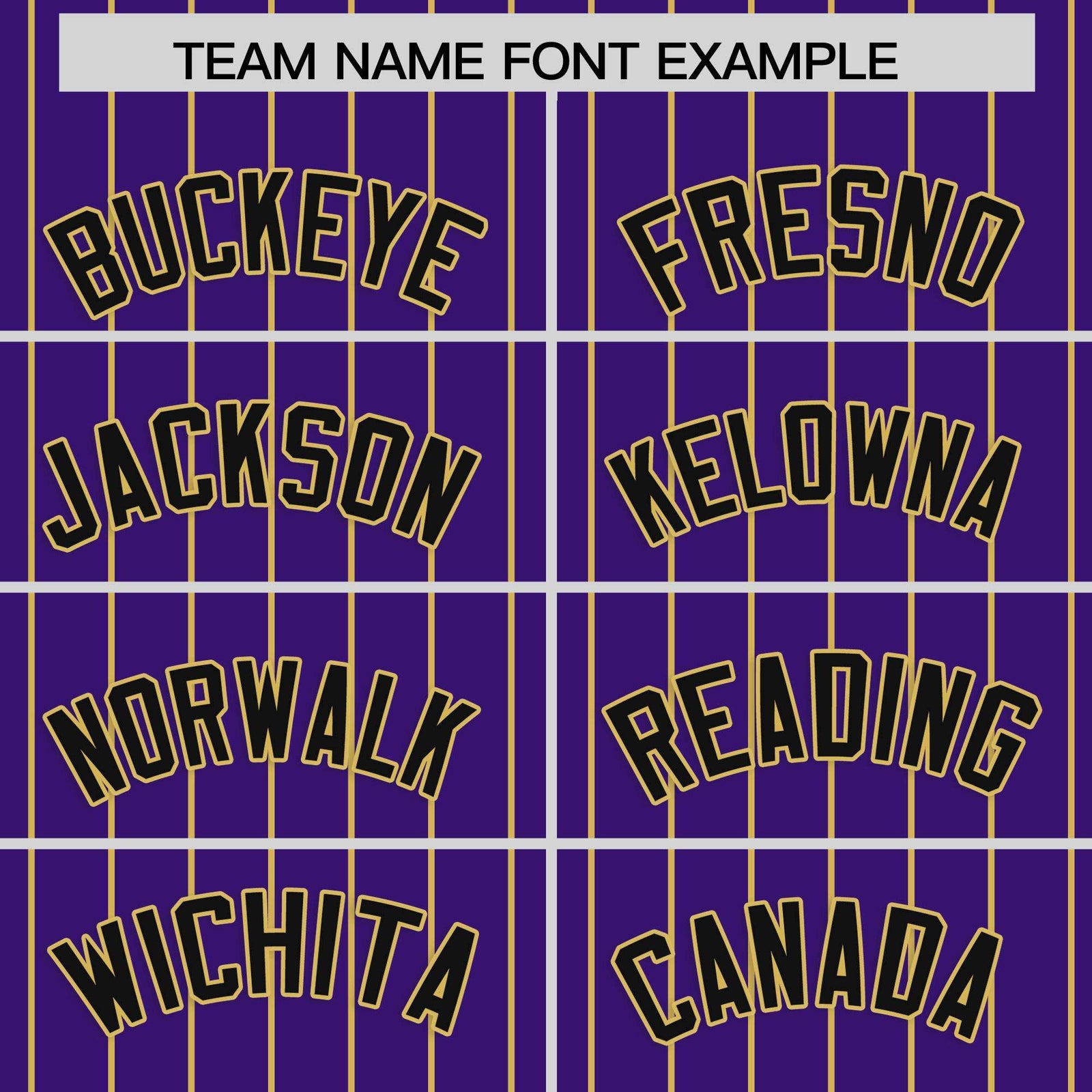 Custom Purple Old Gold Stripe Fashion Raglan Sleeves Authentic Baseball Jersey