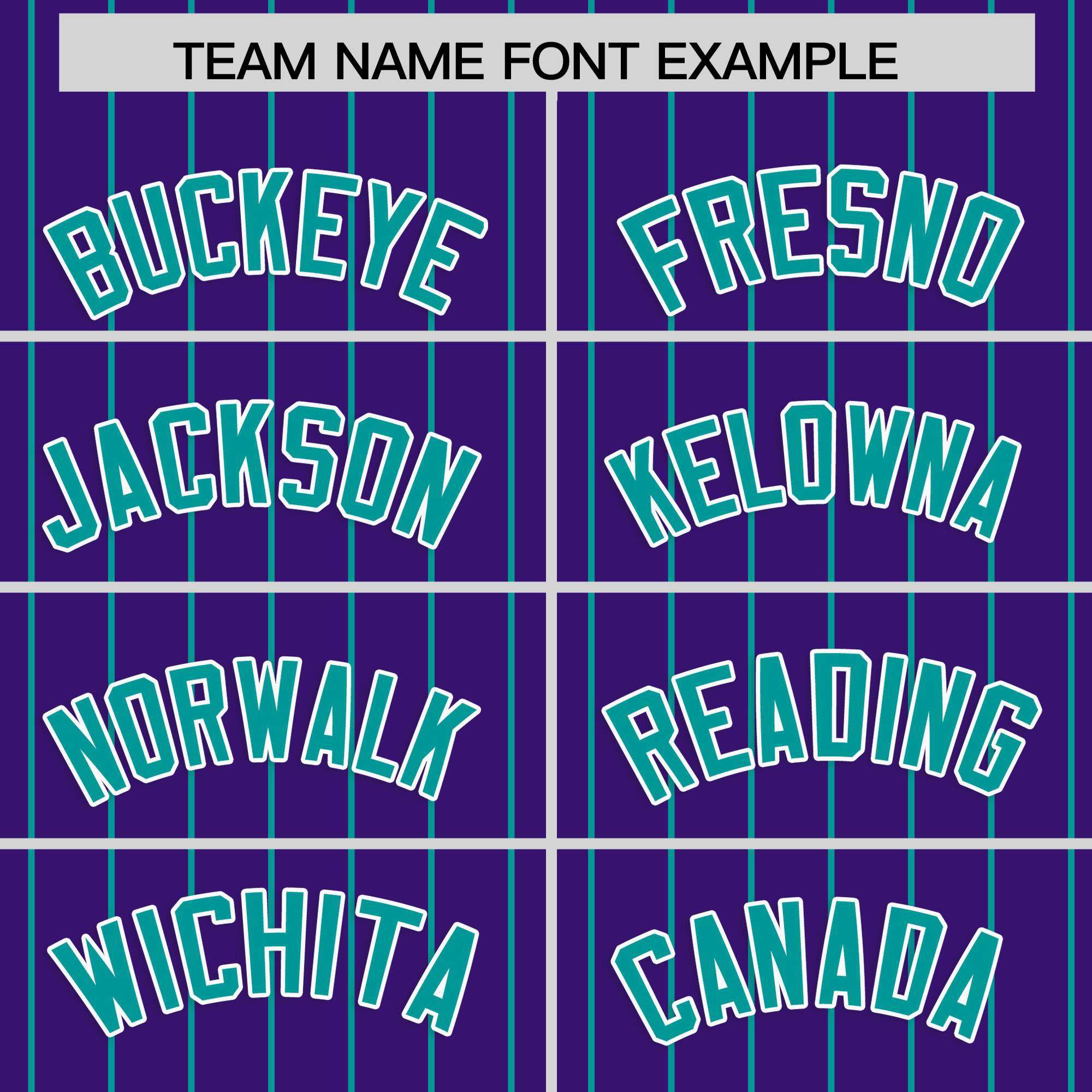 Custom Purple Aqua Stripe Fashion Raglan Sleeves Authentic Baseball Jersey
