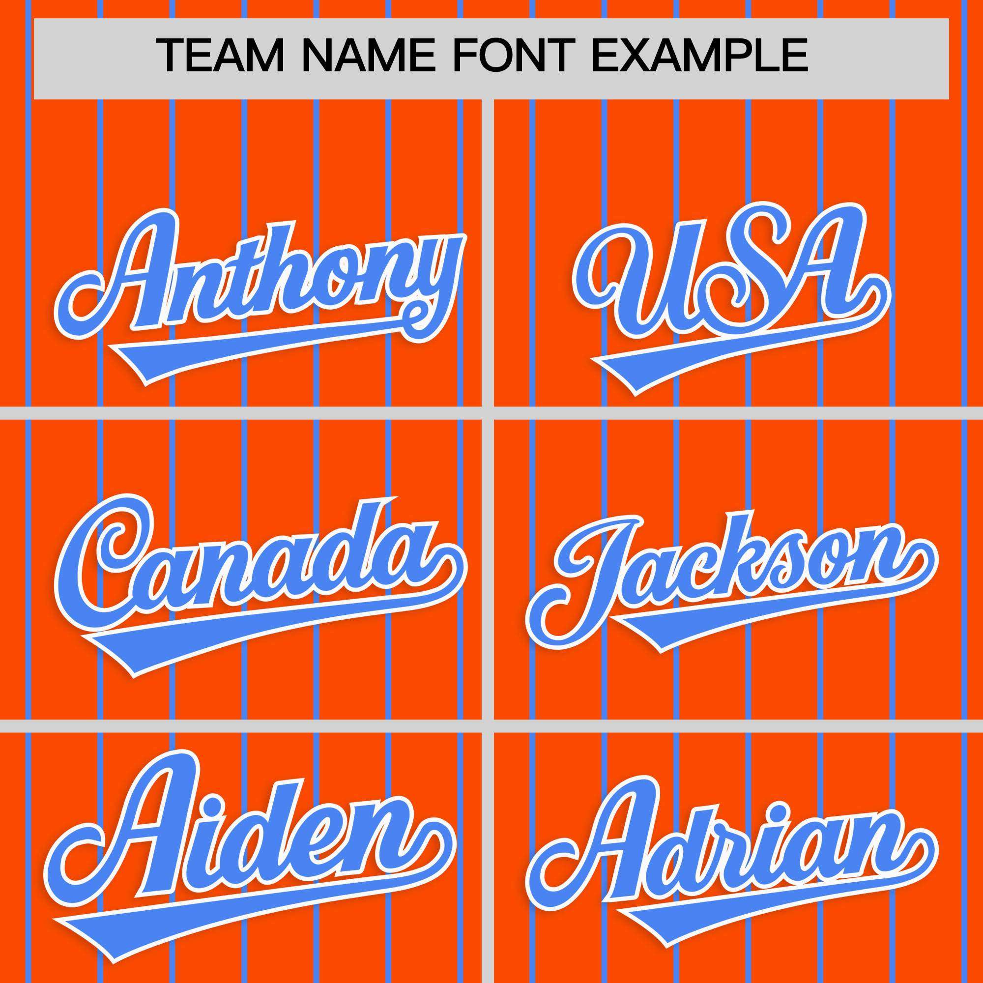 Custom Orange Powder Blue Stripe Fashion Raglan Sleeves Authentic Baseball Jersey