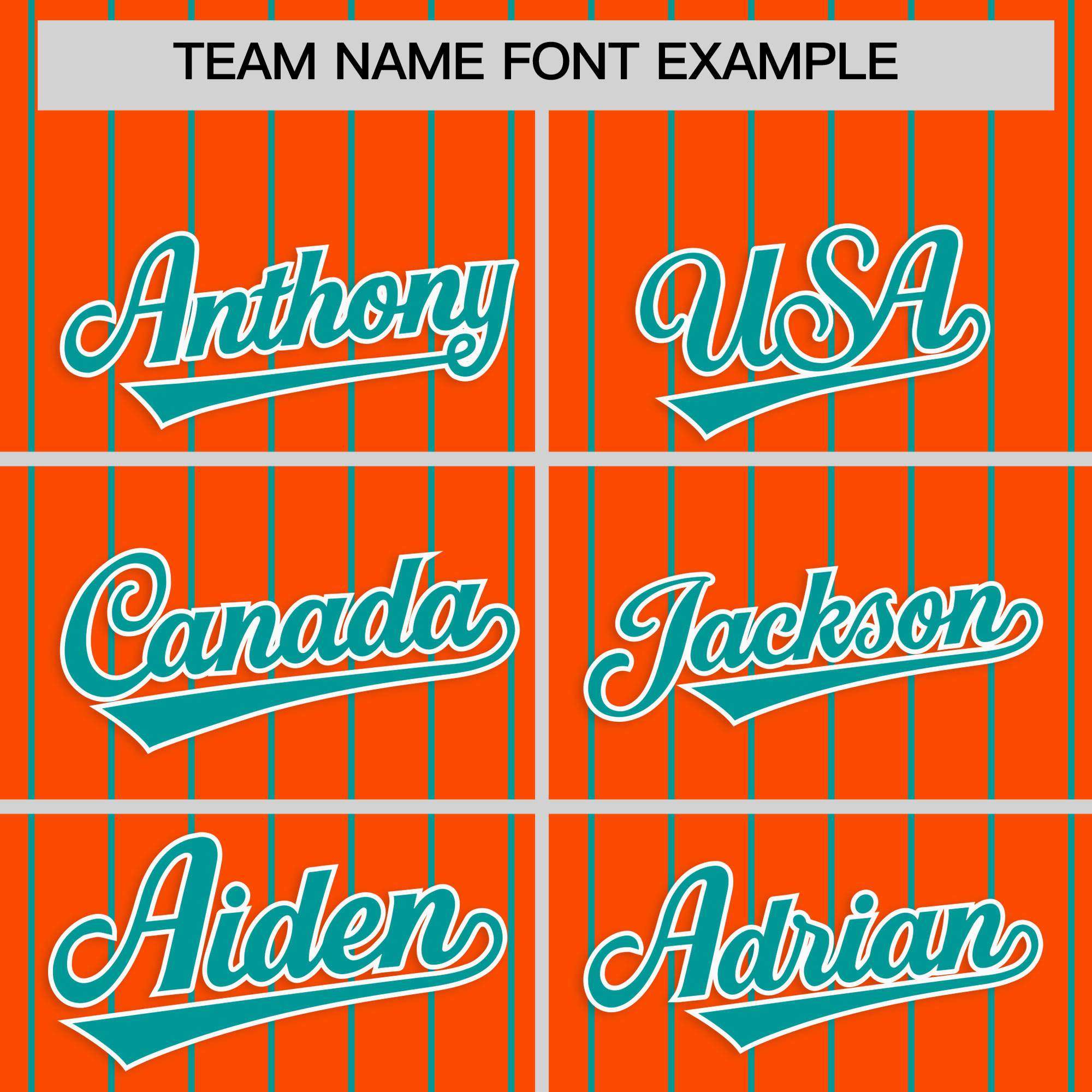 Custom Orange Aqua Stripe Fashion Raglan Sleeves Authentic Baseball Jersey