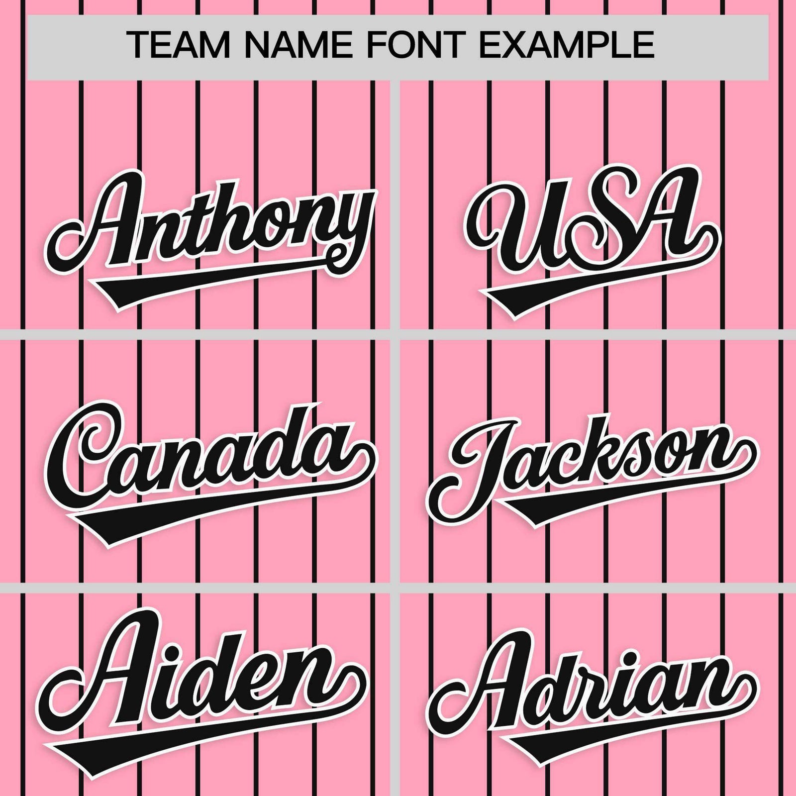 Custom Light Pink Black Stripe Fashion Raglan Sleeves Authentic Baseball Jersey