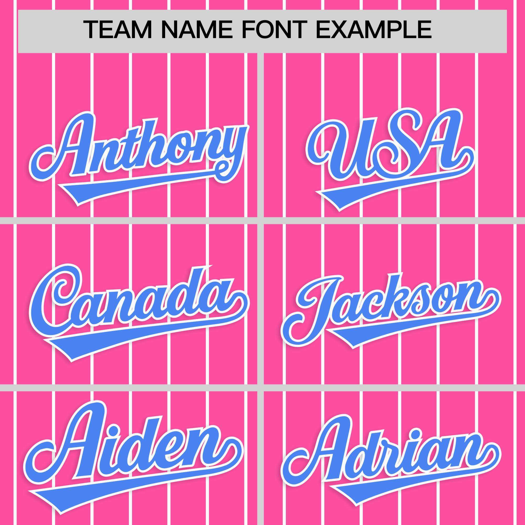 Custom Pink Powder Blue Stripe Fashion Raglan Sleeves Authentic Baseball Jersey