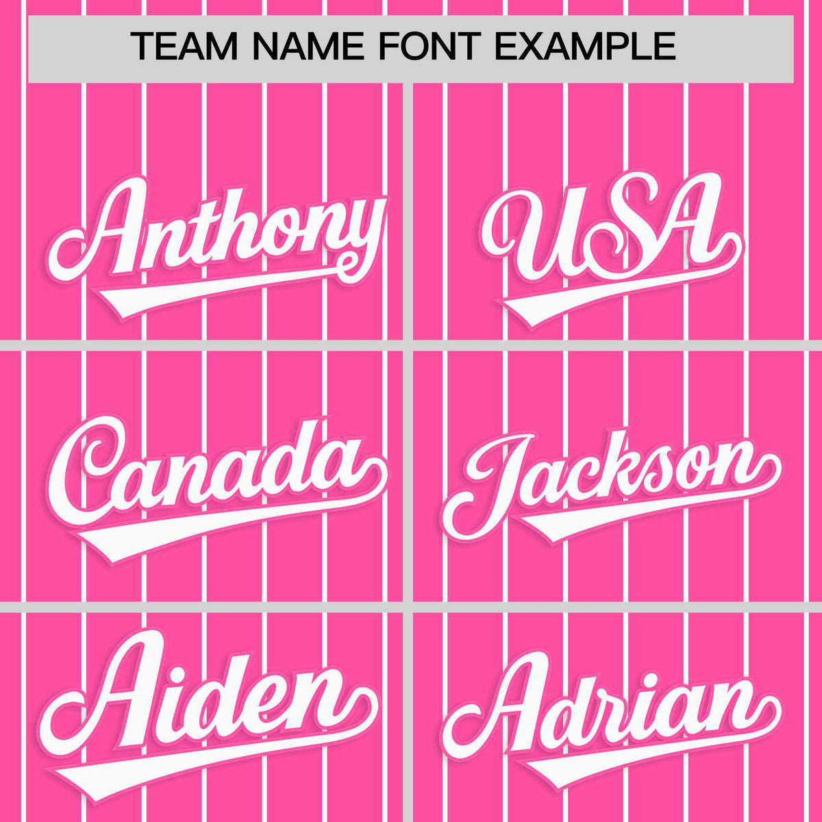 Custom Pink White Stripe Fashion Raglan Sleeves Authentic Baseball Jersey