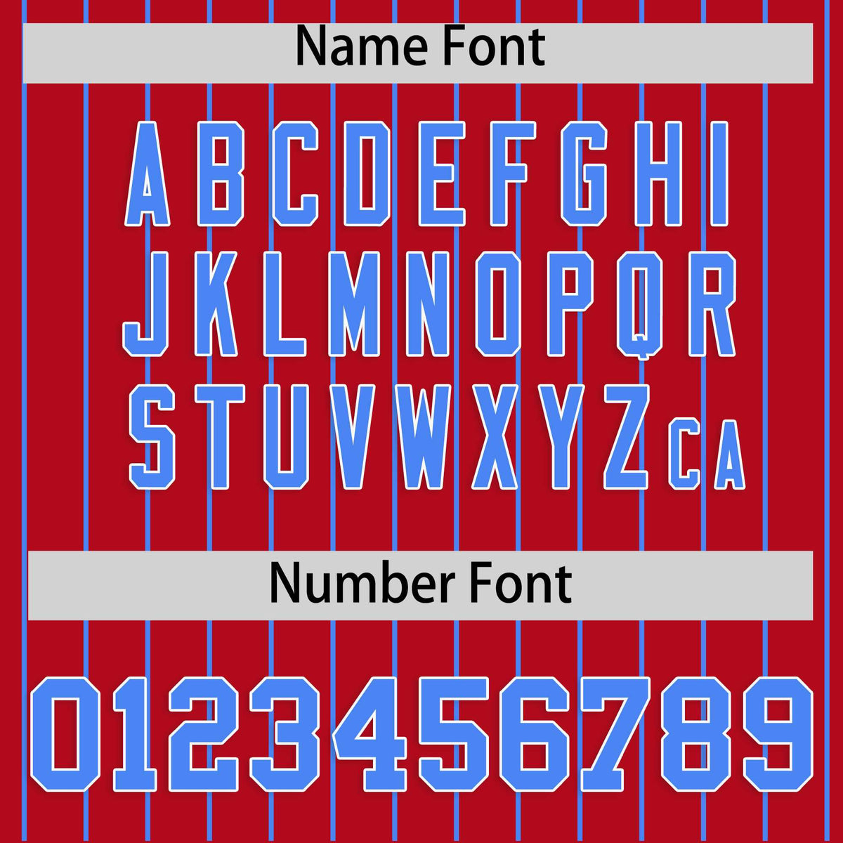 Custom Red Powder Blue Stripe Fashion Raglan Sleeves Authentic Baseball Jersey