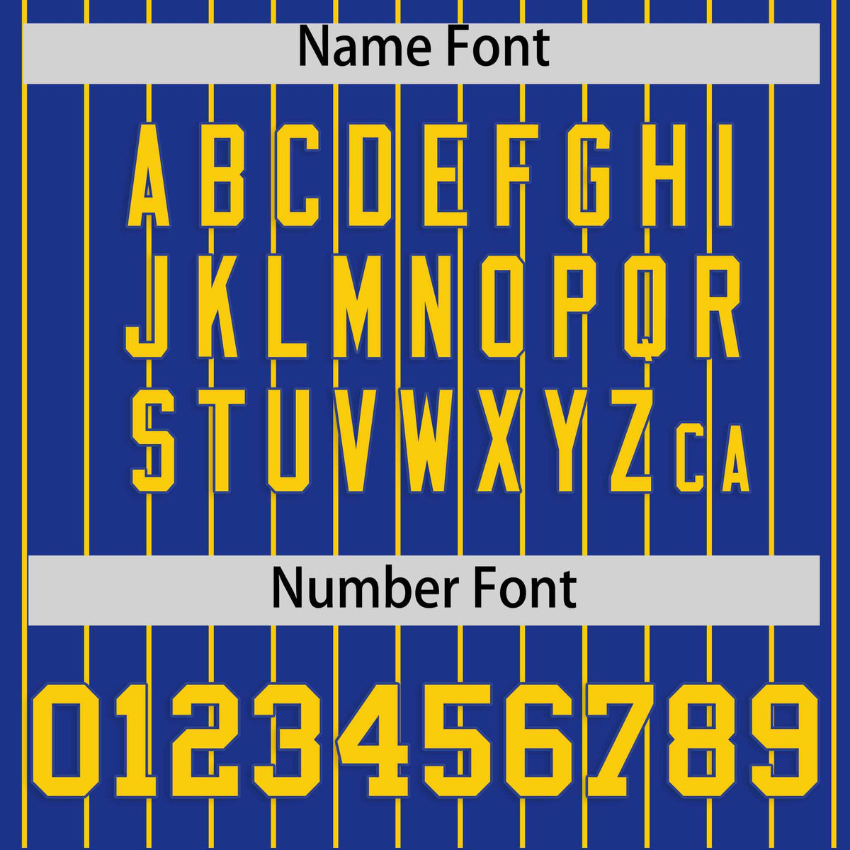 Custom Royal Gold Stripe Fashion Raglan Sleeves Authentic Baseball Jersey