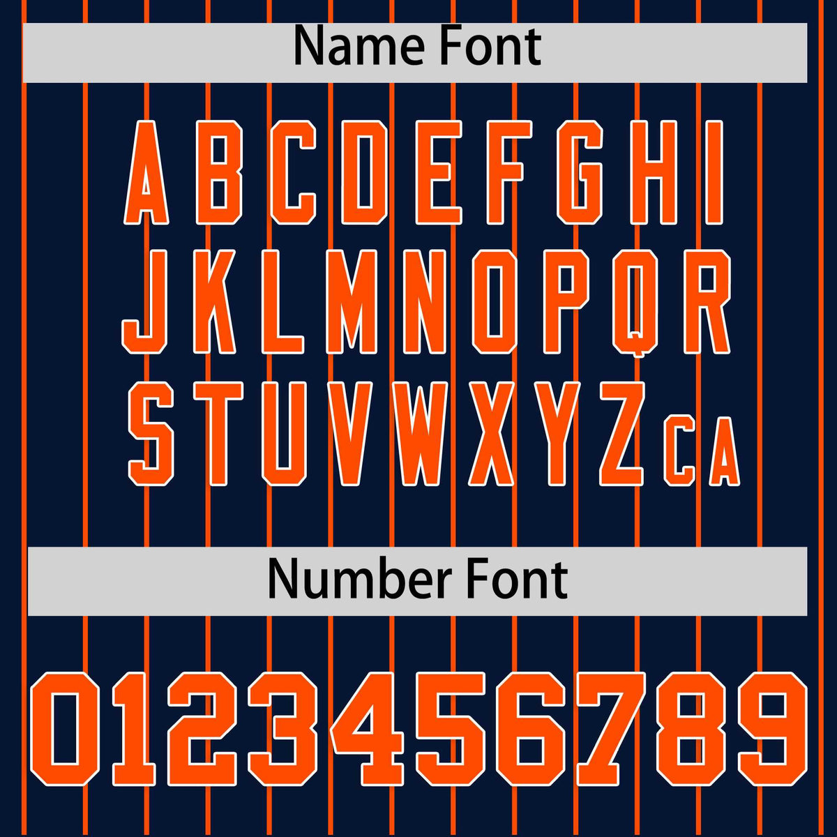 Custom Navy Orange Stripe Fashion Raglan Sleeves Authentic Baseball Jersey