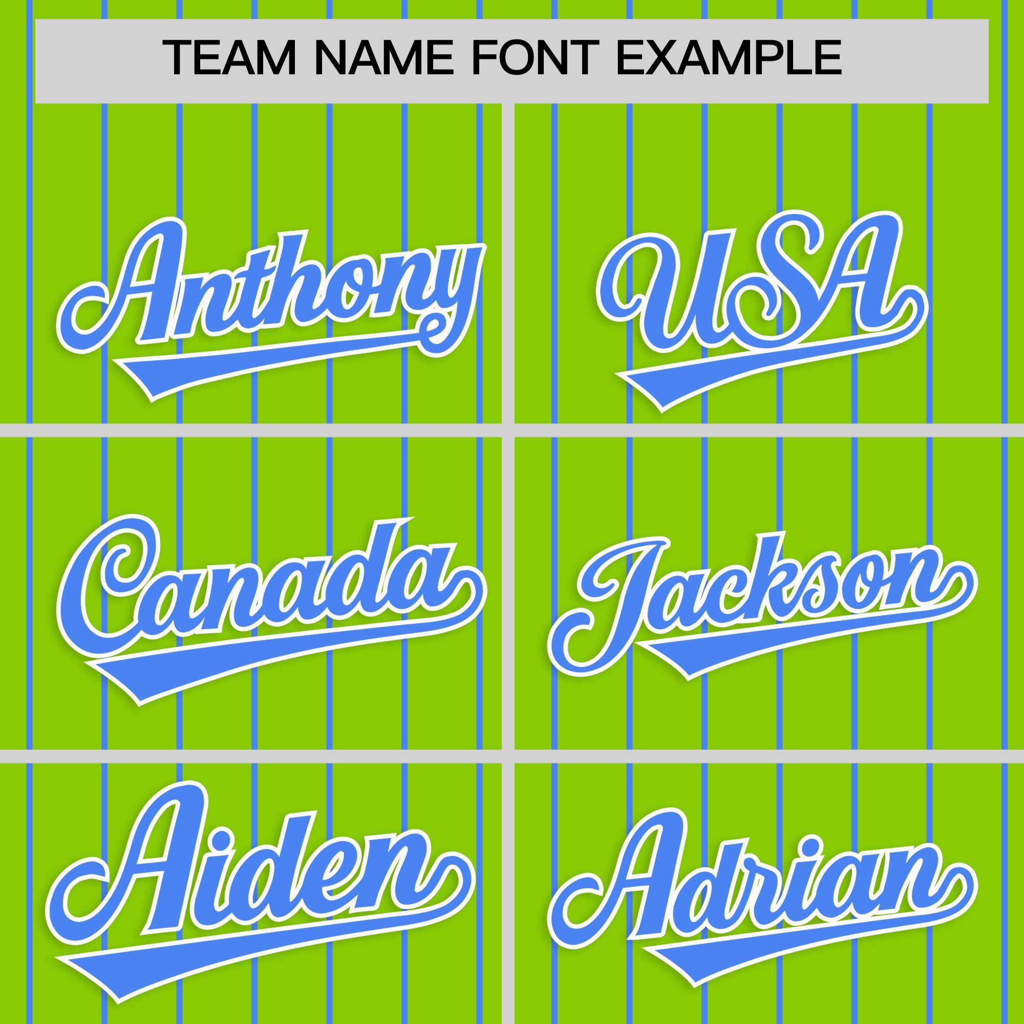 Custom Neon Green Powder Blue Stripe Fashion Raglan Sleeves Authentic Baseball Jersey