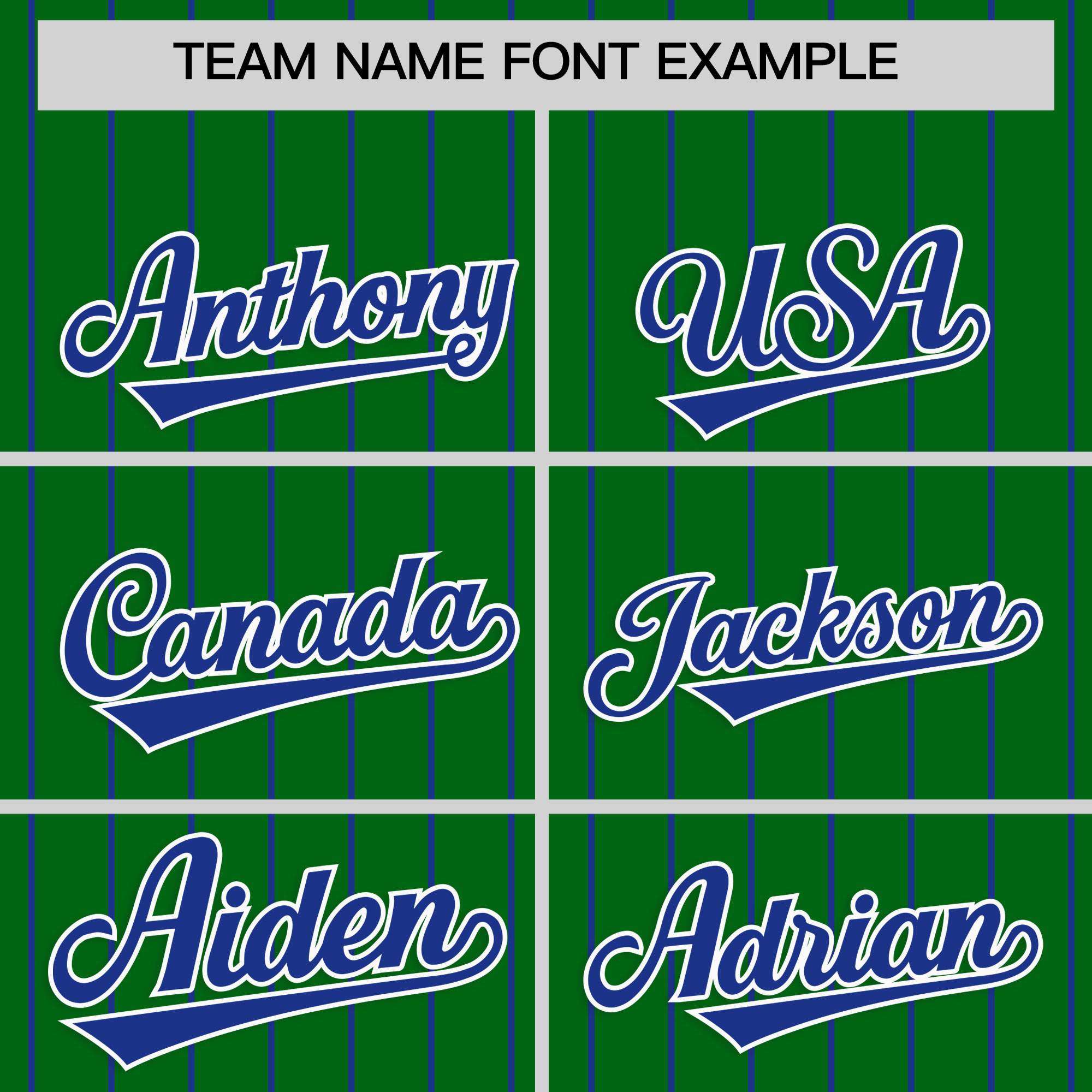 Custom Kelly Green Royal Stripe Fashion Raglan Sleeves Authentic Baseball Jersey