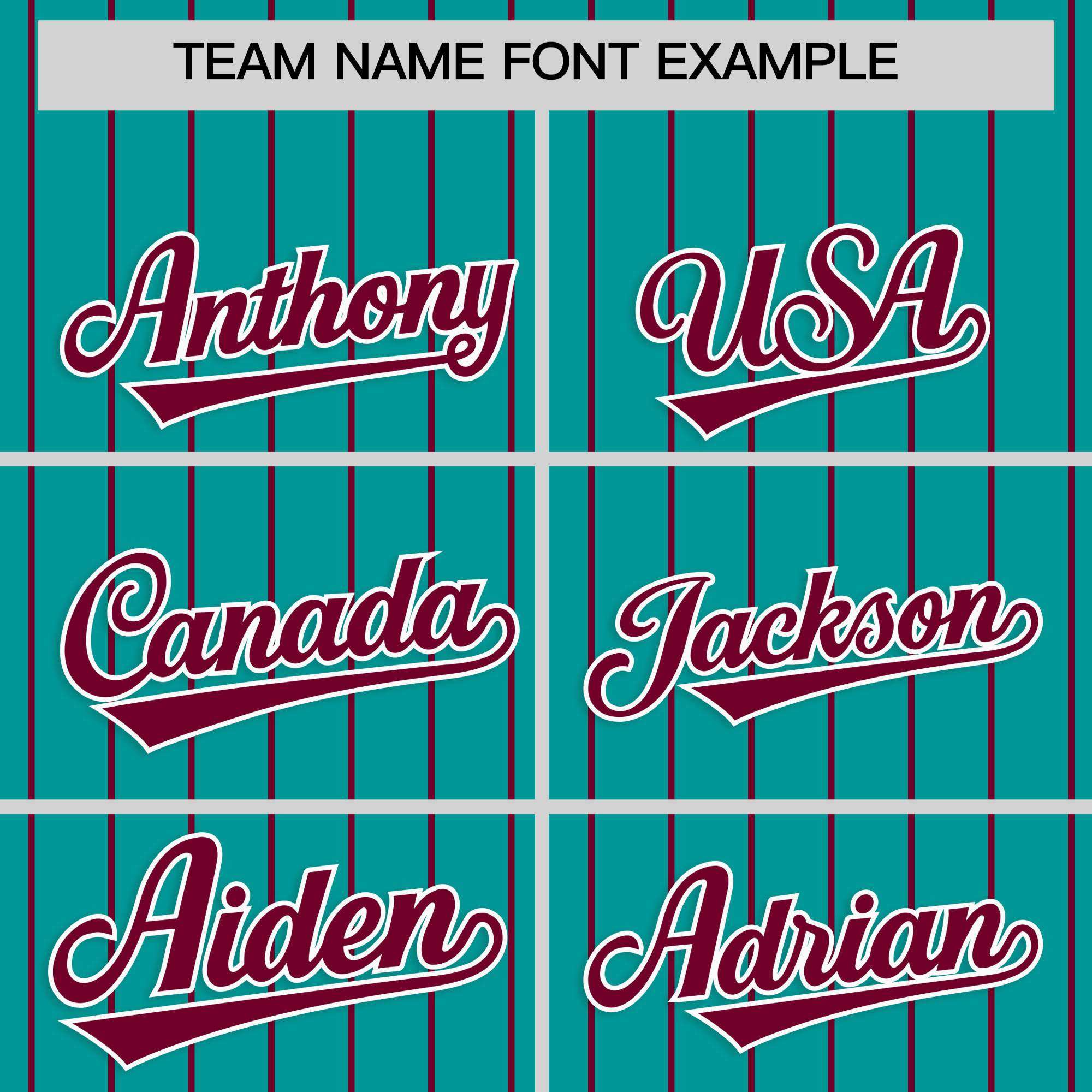 Custom Aqua Crimson Stripe Fashion Raglan Sleeves Authentic Baseball Jersey