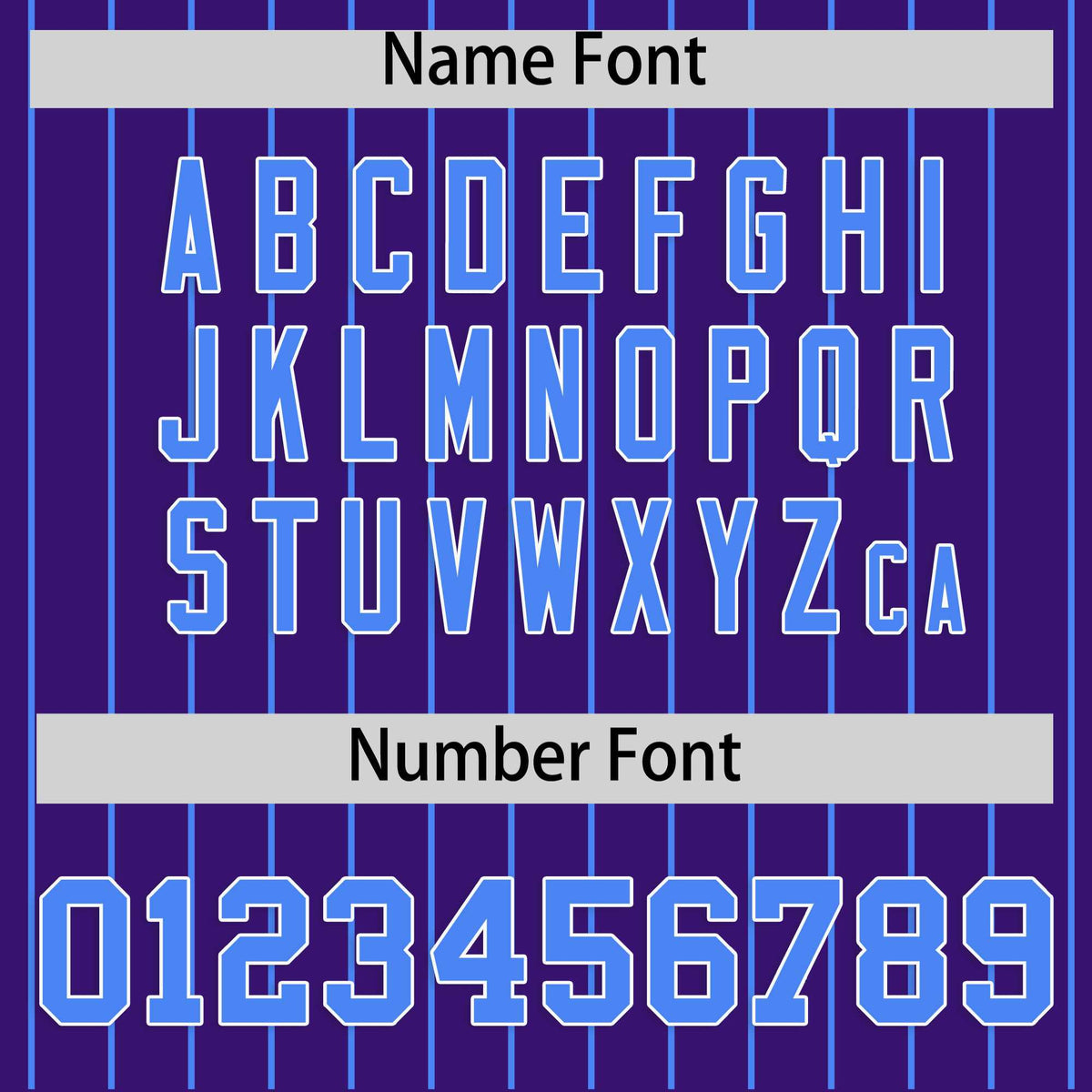 Custom Purple Powder Blue Stripe Fashion Raglan Sleeves Authentic Baseball Jersey