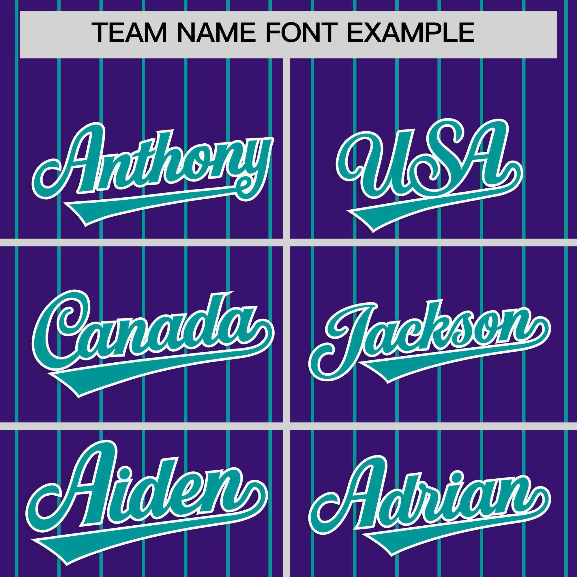 Custom Purple Aqua Stripe Fashion Raglan Sleeves Authentic Baseball Jersey