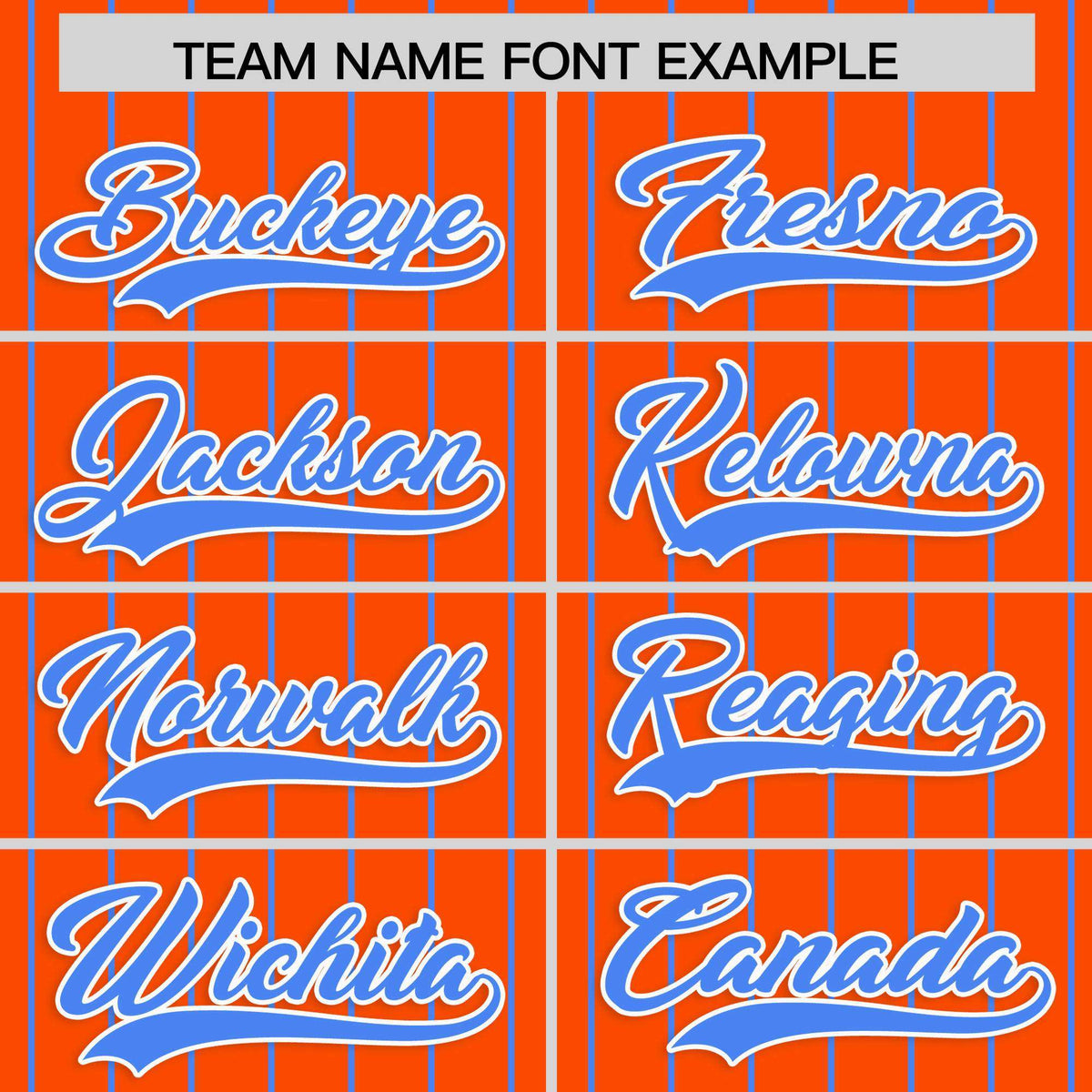 Custom Orange Powder Blue Stripe Fashion Raglan Sleeves Authentic Baseball Jersey